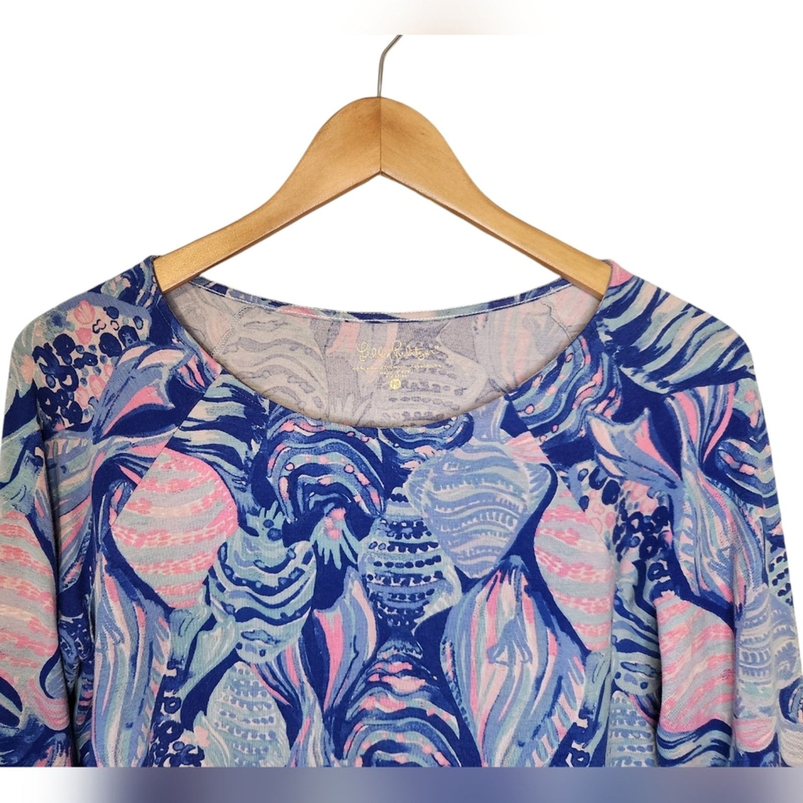 Lilly Pulitzer Lilly Pulitzer Laddie Top in Twilight Blue Medium Size M / US 6-8 / IT 42-44 - 4 Thumbnail