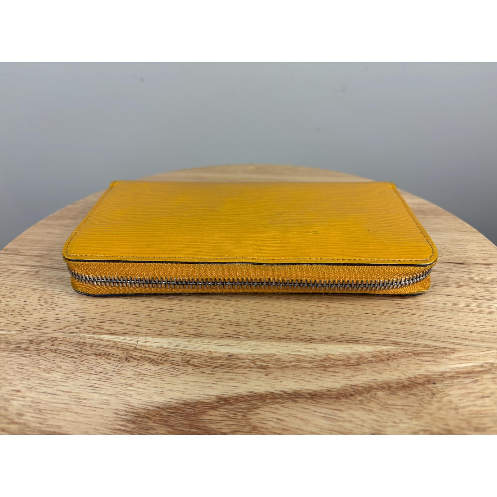 Louis Vuitton Authentic Louis Vuitton Yellow Epi Zippy Zip Around Wallet Size ONE SIZE - 5 Thumbnail