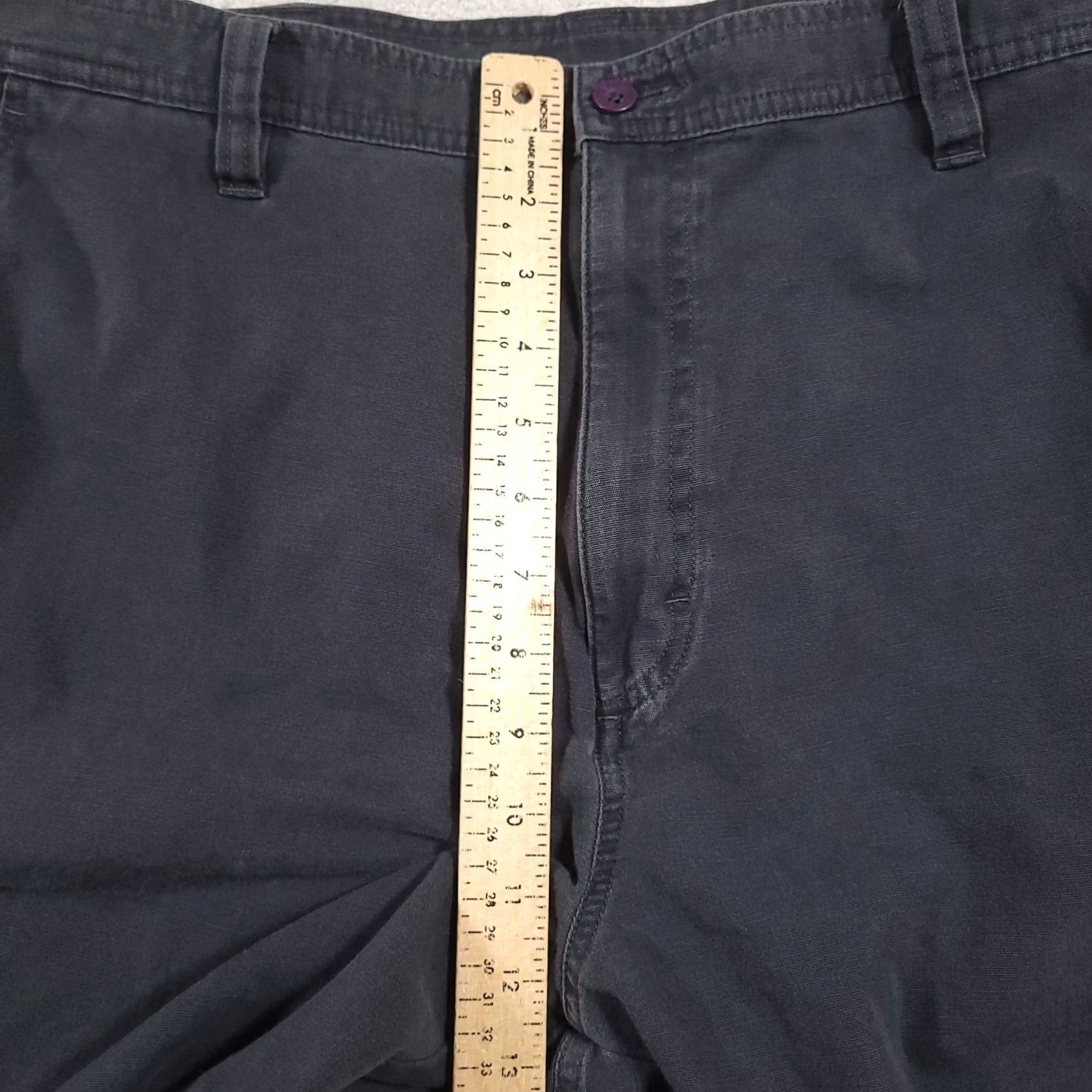 Ralph Lauren VINTAGE Ralph Lauren Chaps Cargo Shorts Mens 38 Blue 9" Inseam Flap Pockets Cargo Pocket Logo Mens Size US 38 / EU 54 - 6 Thumbnail