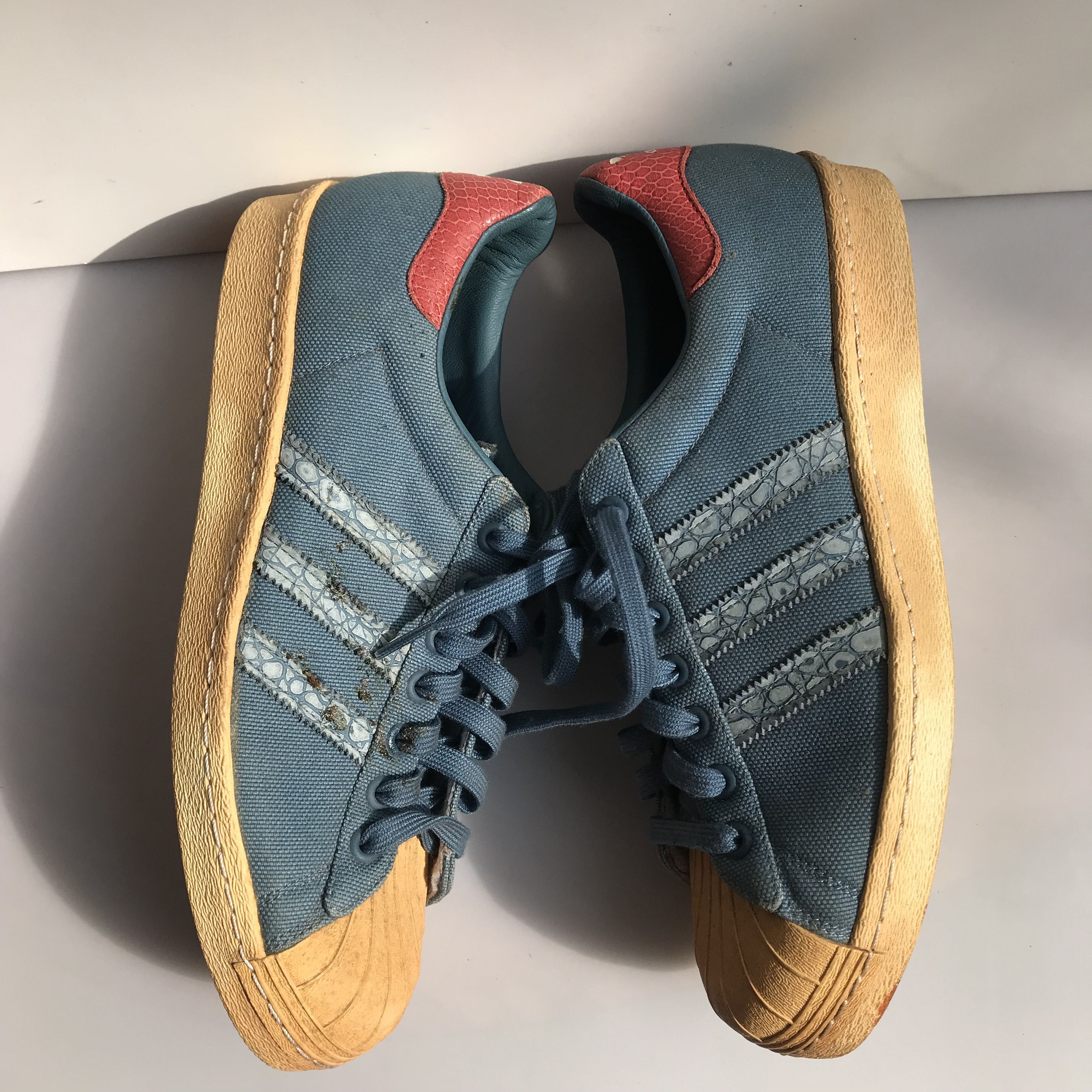 Adidas Adidas SAMPLE SUPERSTAR 80S ANIMAL ODDITY SHOES Nos Size US 9 / EU 42 - 8 Thumbnail