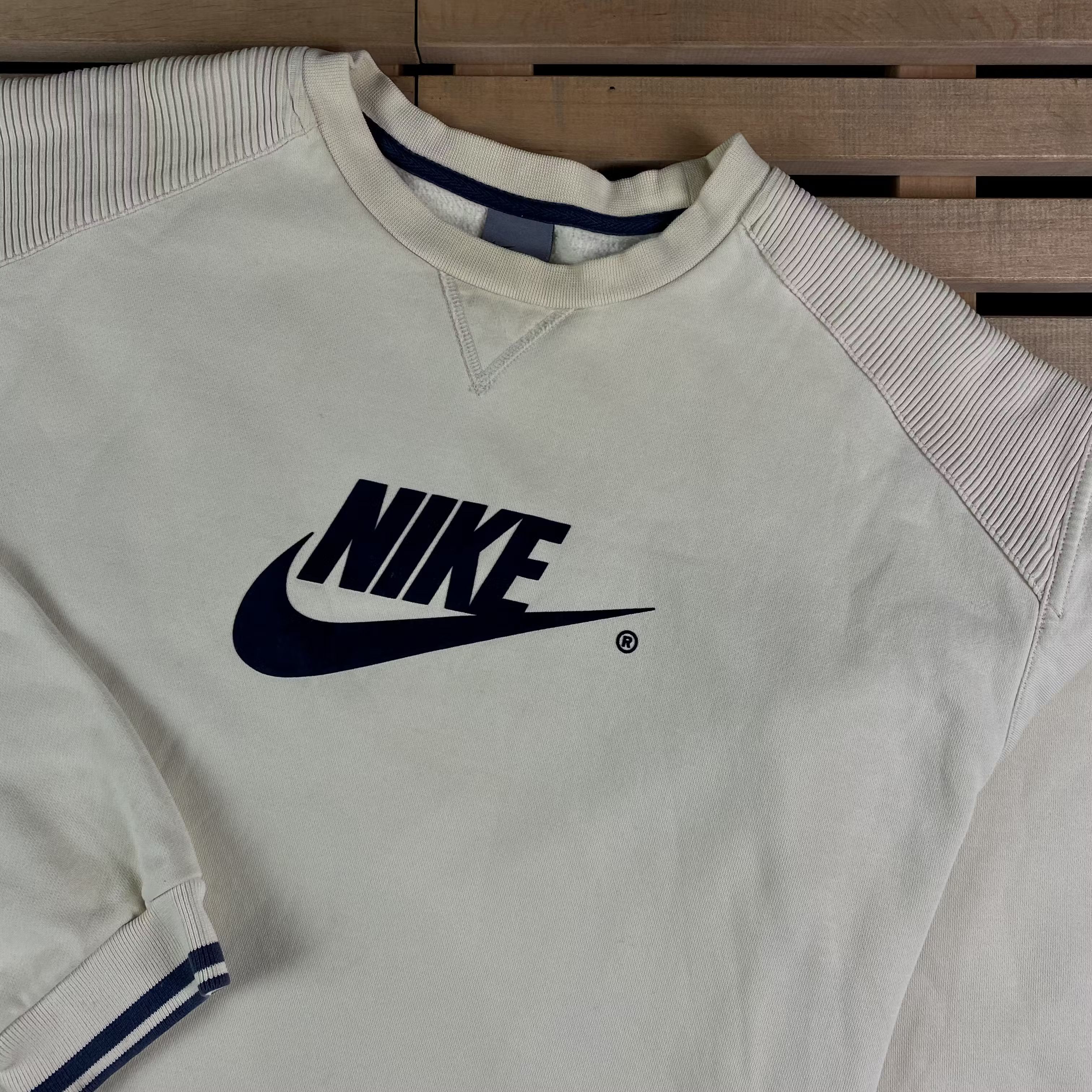 Nike × Vintage Mens Sweatshirt Nike Vintage Big Logo Swoosh Size XL Size US XL / EU 56 / 4 - 2 Thumbnail