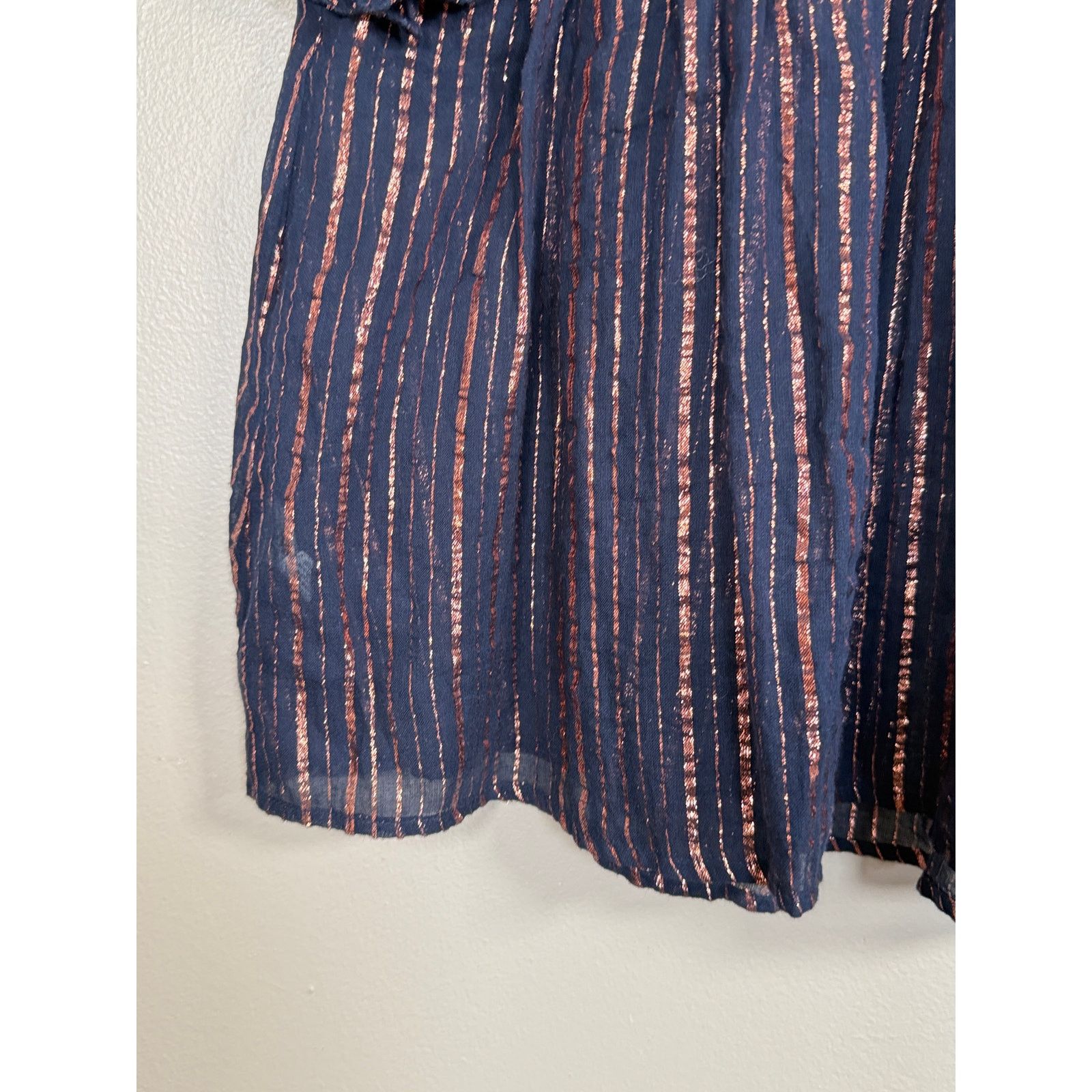 Ulla Johnson Ulla Johnson Cora Metallic Striped Top $210 size 4 Size S / US 4 / IT 40 - 7 Thumbnail