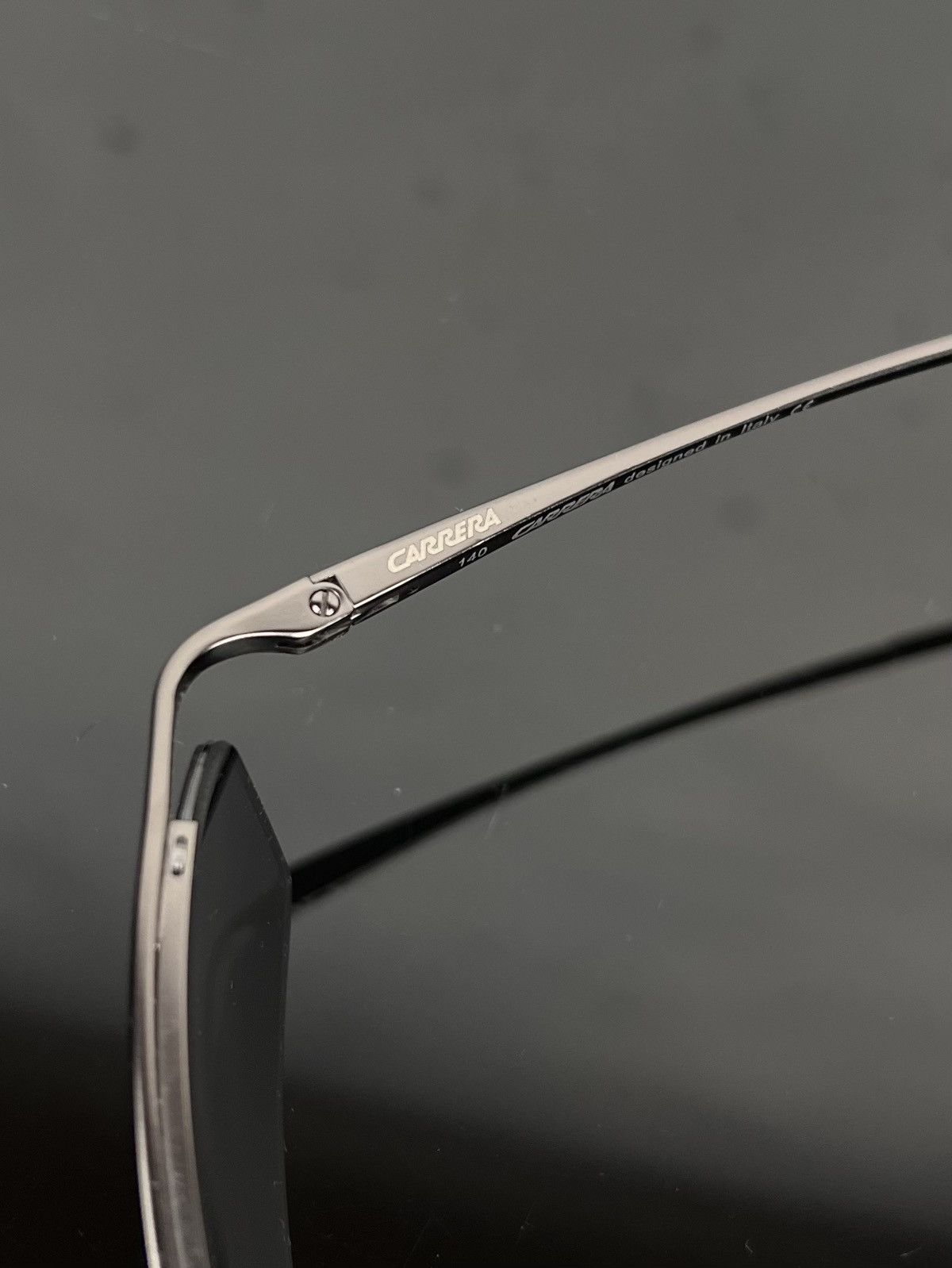 Carrera Carrera Gunmetal Semi-Rimless Rectangular Sunglasses Mens Size ONE SIZE - 6 Thumbnail