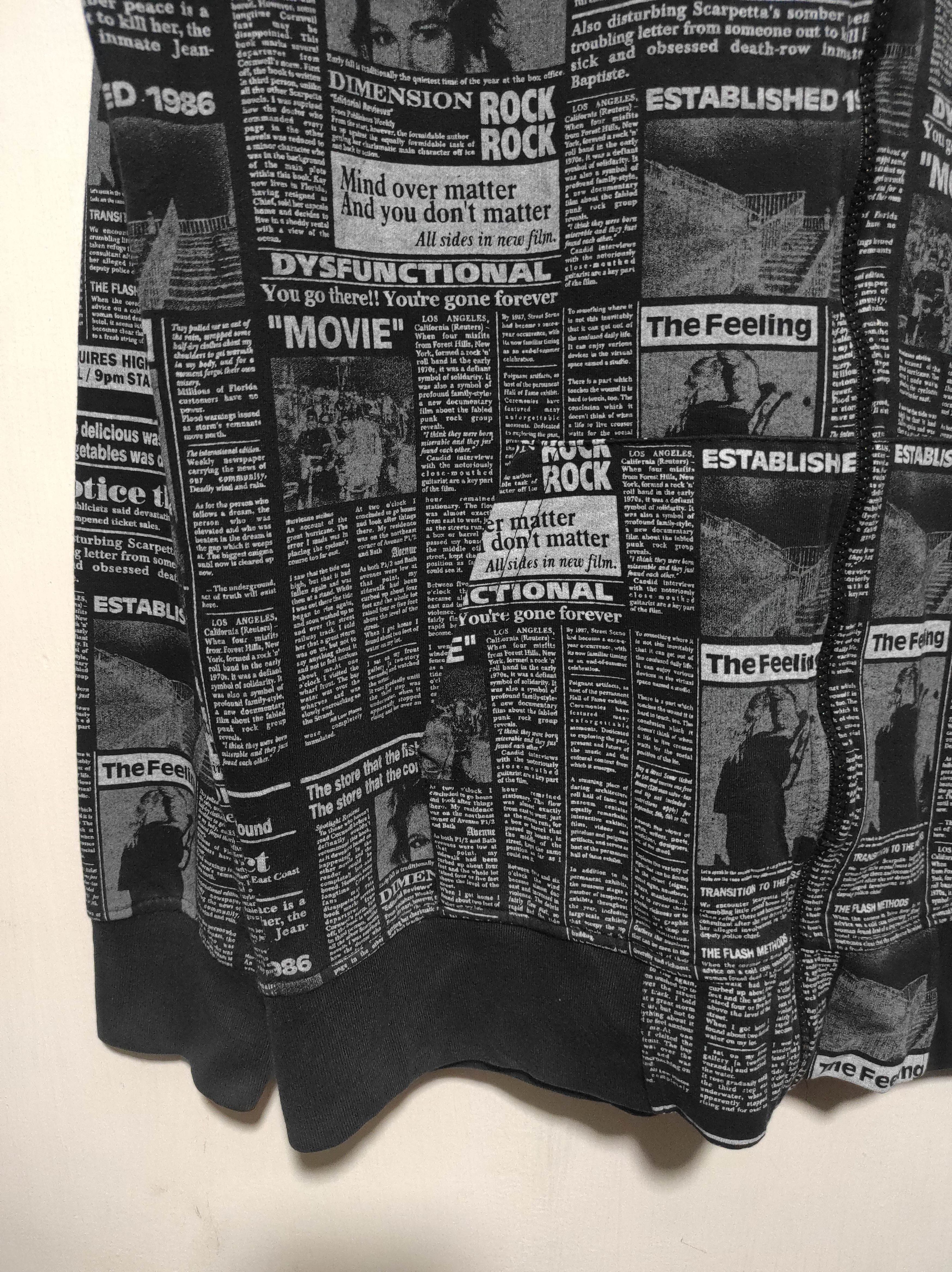 Hysteric Glamour Commontage Newspapper Zip Fur Hoodie LGB IfSixWasNine style Size US L / EU 52-54 / 3 - 4 Thumbnail