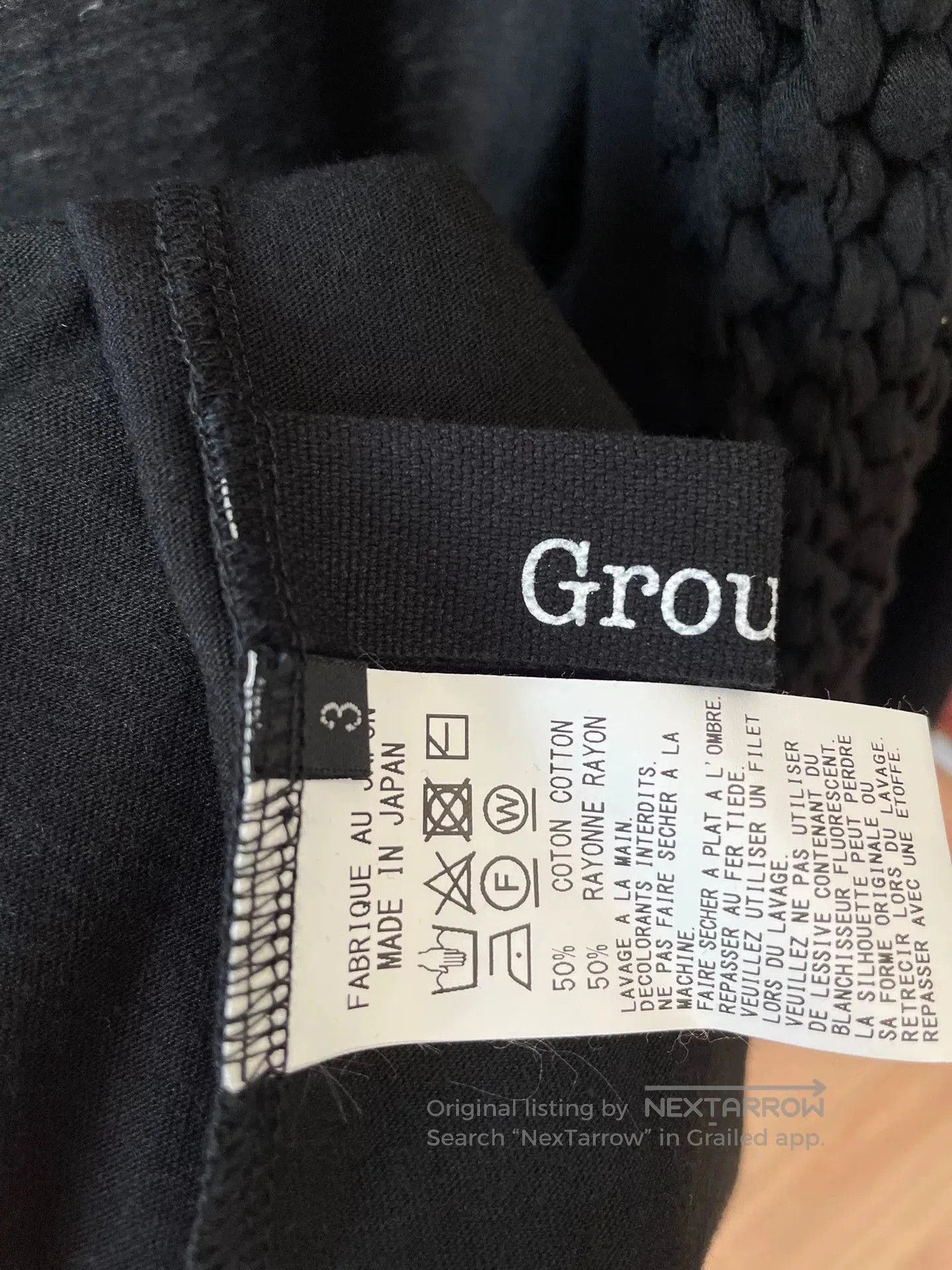 Ground Y Ground Y Yohji Yamamoto Black T. Size US L / EU 52-54 / 3 - 5 Thumbnail