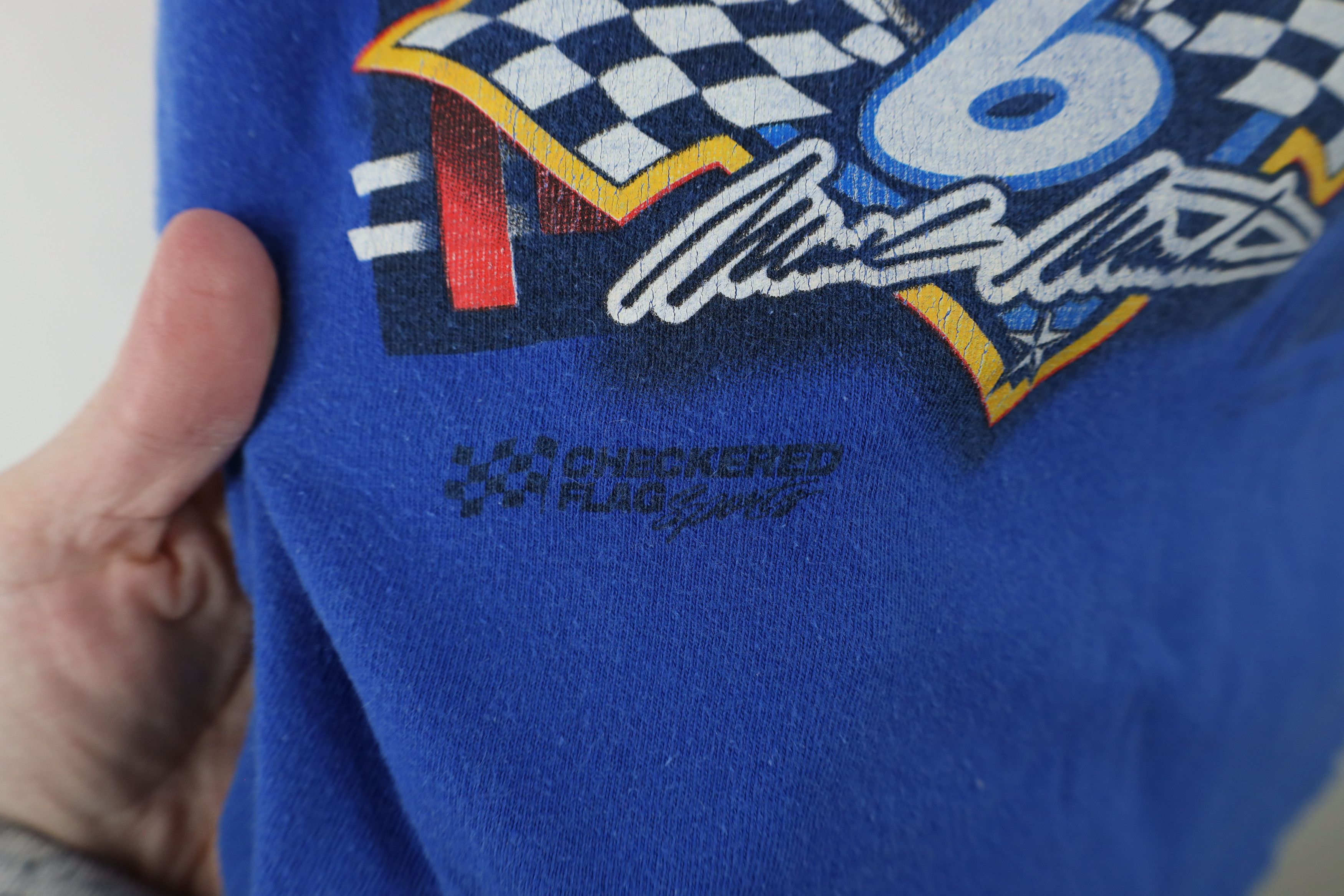Vintage Vintage 90s Y2K NASCAR Martin Racing All Over Print T-Shirt Size US XL / EU 56 / 4 - 11 Thumbnail