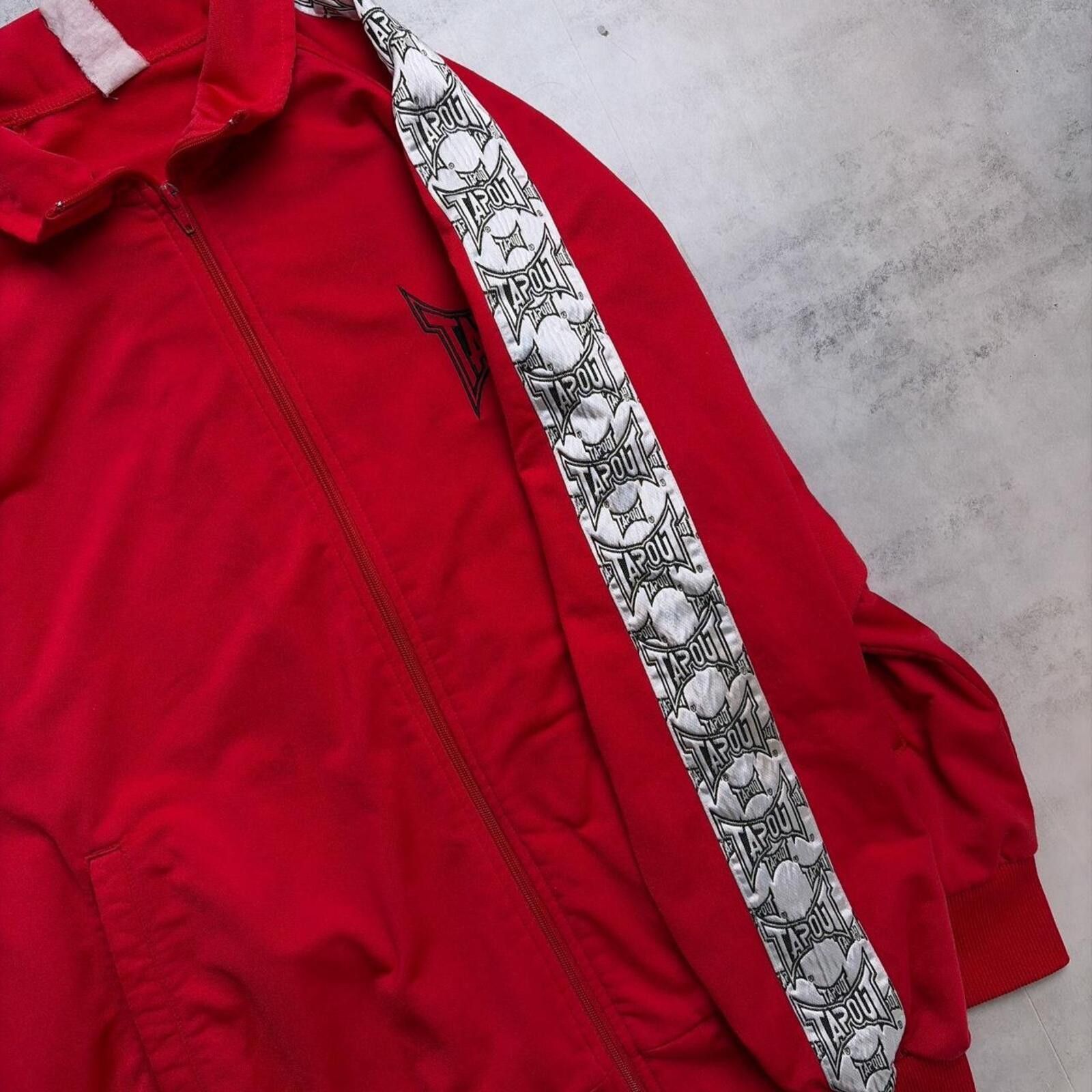 Tapout Y2K Red Tapout Grunge Skater Track Jacket Size US XL / EU 56 / 4 - 6 Thumbnail