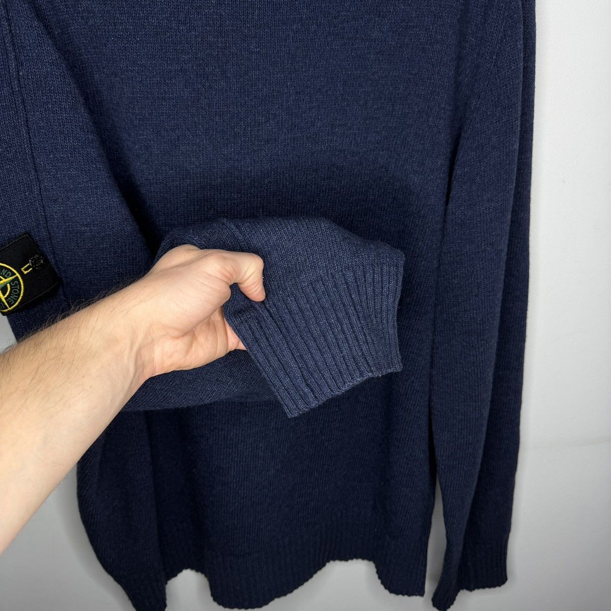 Stone Island Stone Island Sweater Knit Jumper Wool Navy Size US XXL / EU 58 / 5 - 14 Thumbnail