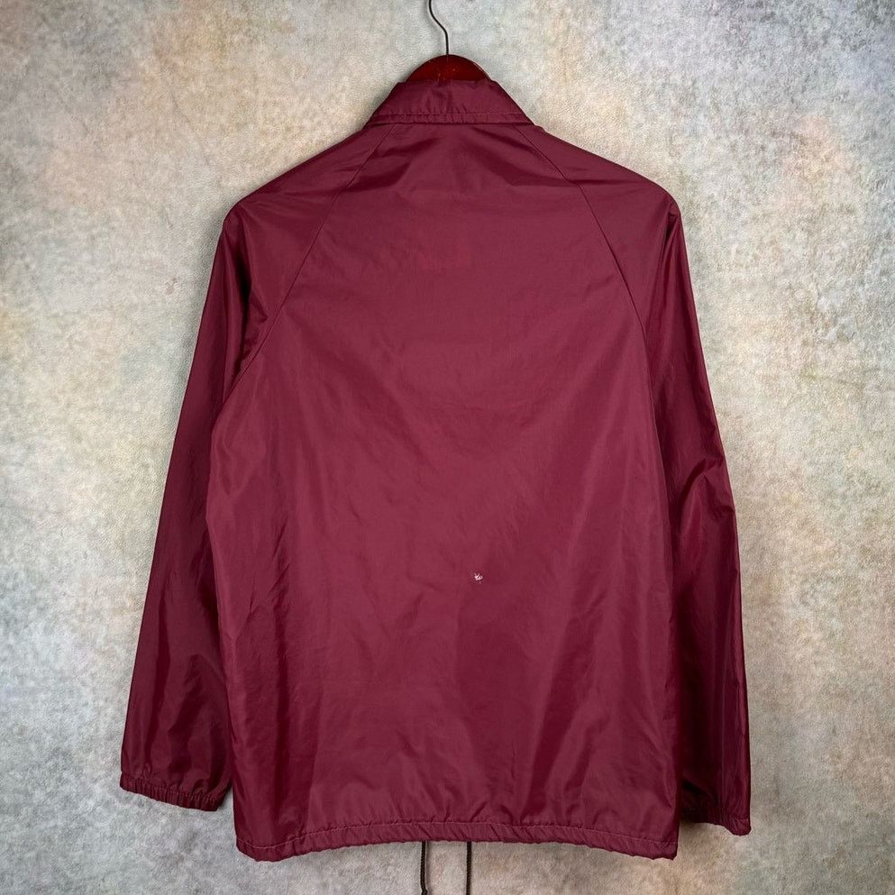 Vintage VTG 80s Basketball Windbreaker Jacket Sz S Maroon 1989 Size US S / EU 44-46 / 1 - 3 Thumbnail
