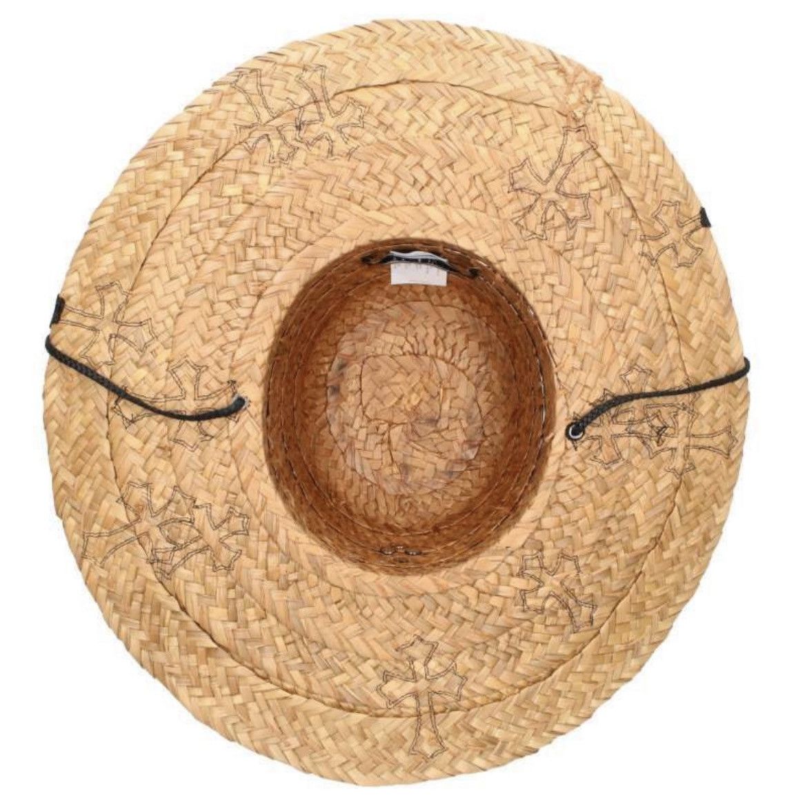 Chrome Hearts Chrome Hearts Straw Hat with CH Cross Patch Size ONE SIZE - 3 Thumbnail