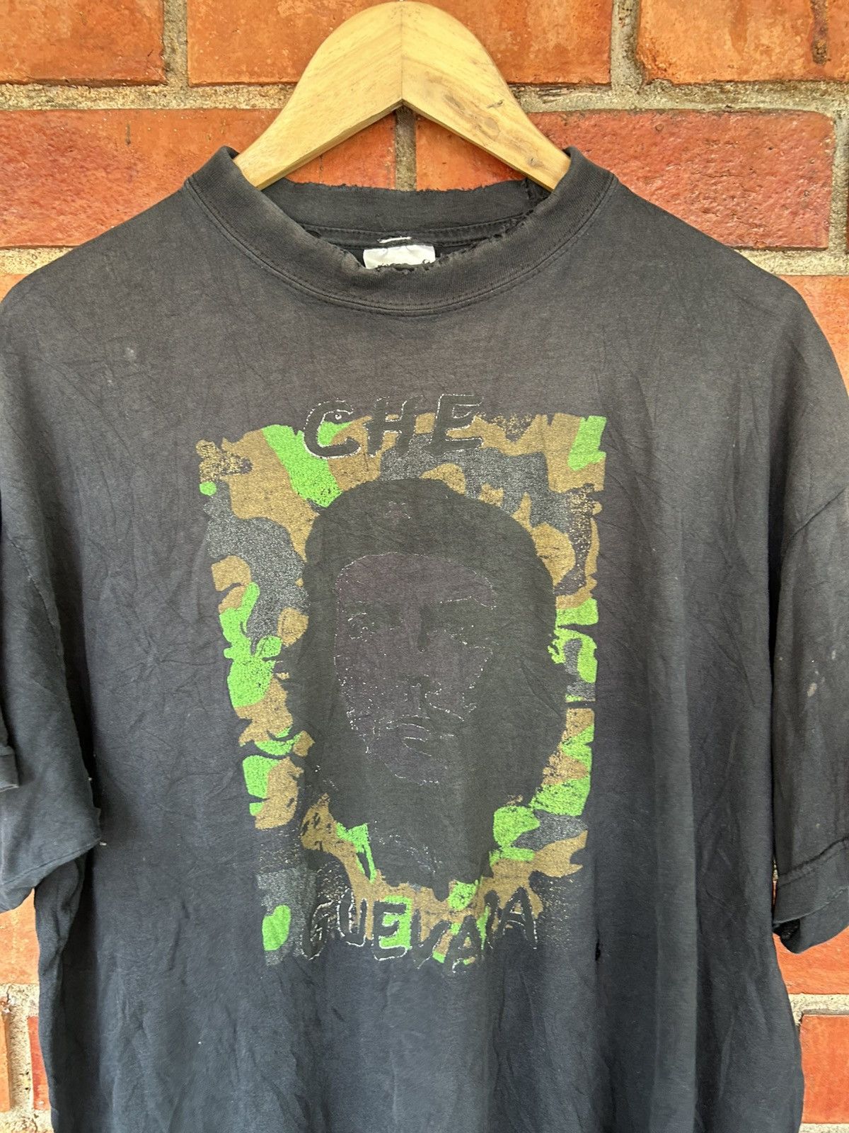 Band Tees × Vintage 💥 RARE VINTAGE BOOTLEG CHE GUEVARA DISTRESSED TEE Size US XL / EU 56 / 4 - 3 Thumbnail