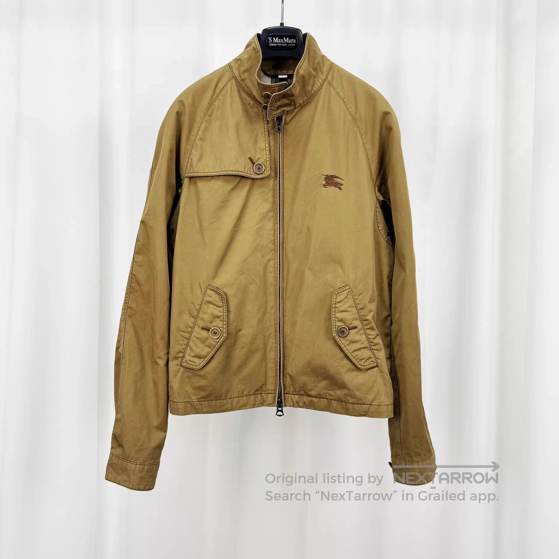Burberry Beige Lightweight Jacket with Zip Pockets . Size US S / EU 44-46 / 1 - 1 Thumbnail
