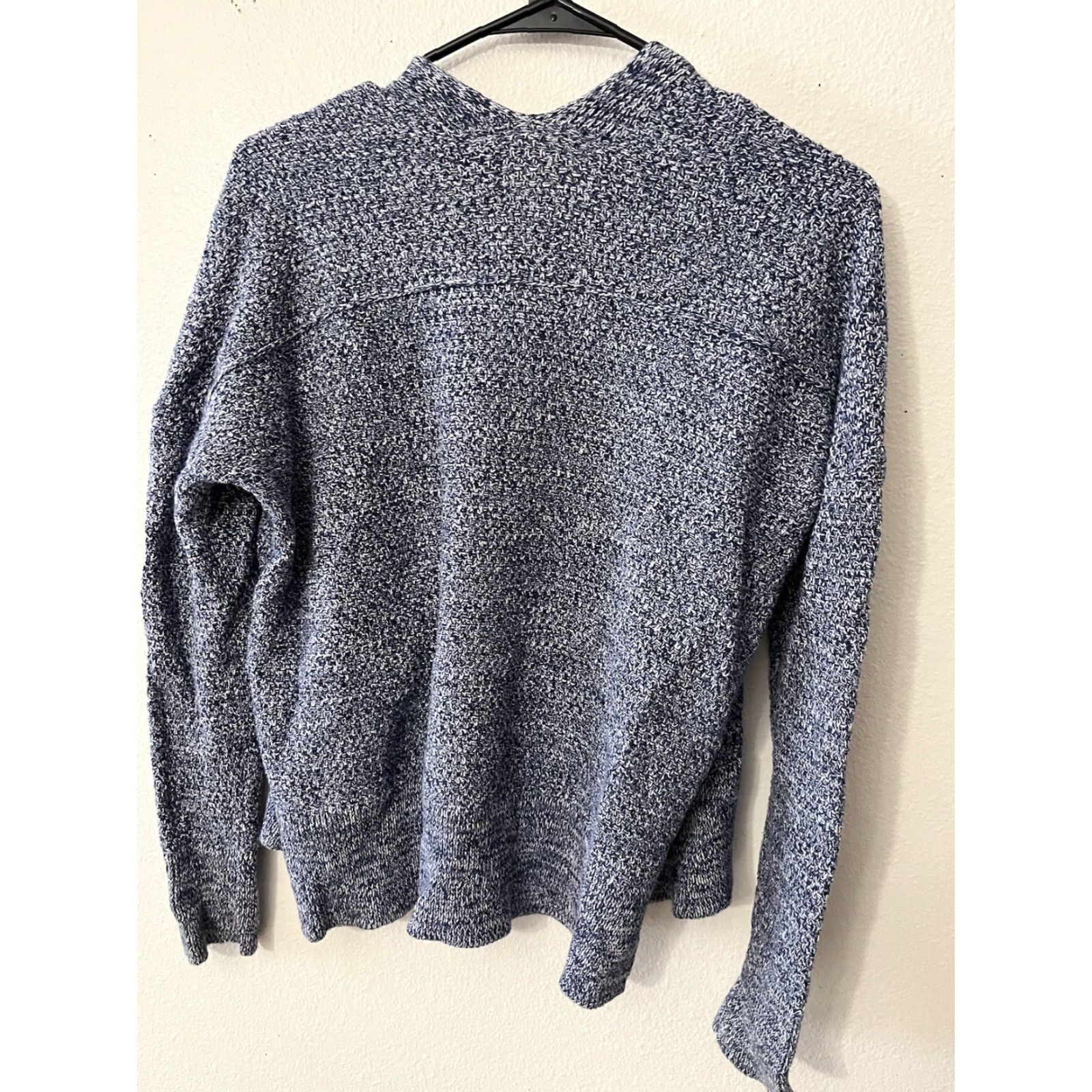 Gap GAP Woman's XS Cardigan Open Sweater Blue 100% Cotton Loose Knit Long Sleeve V-Neck Body Cozy Size XS / US 0-2 / IT 36-38 - 2 Thumbnail