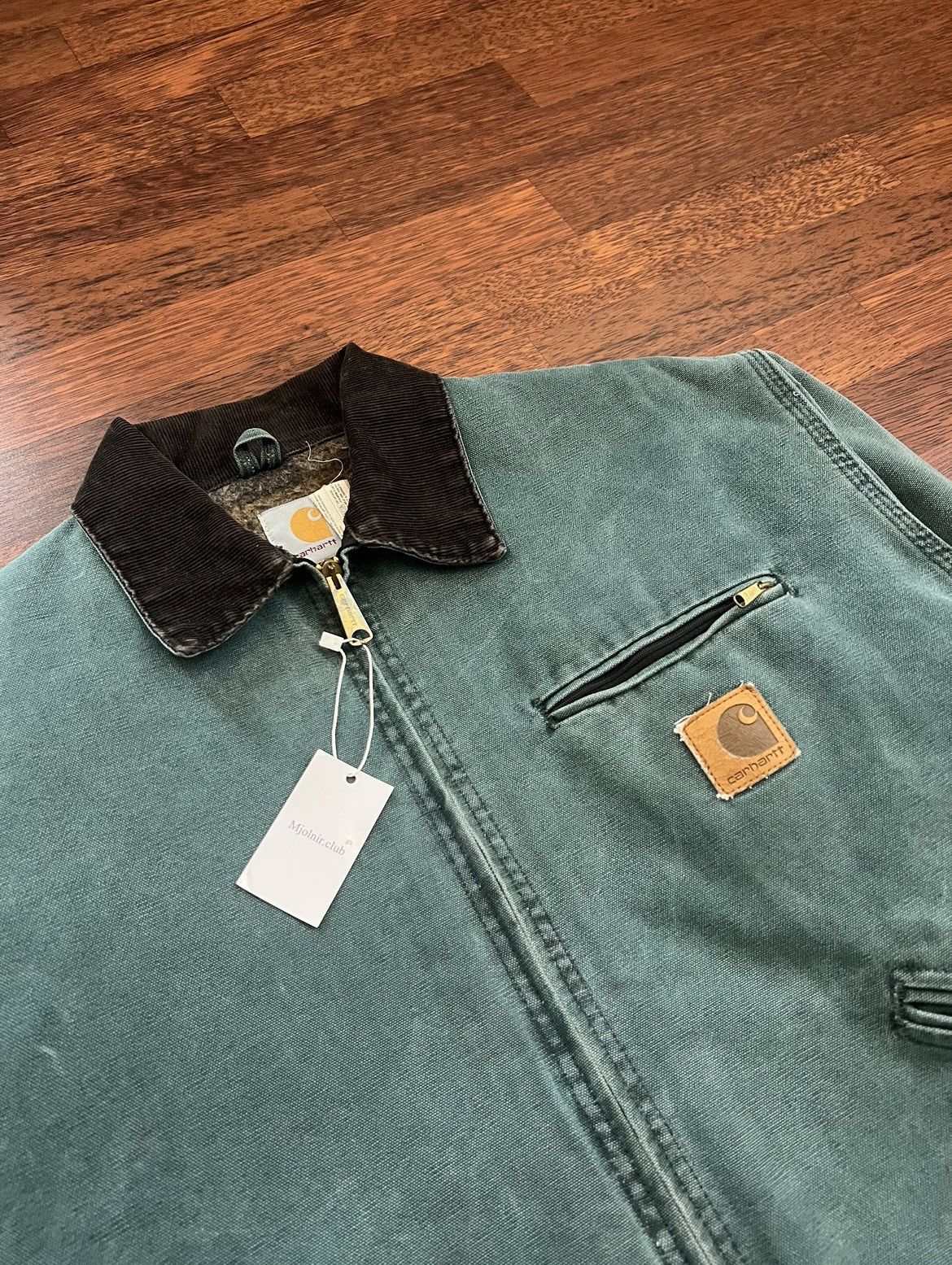 Vintage 1999's Carhartt J43 HTG (Hunter green) detroit jacket ...
