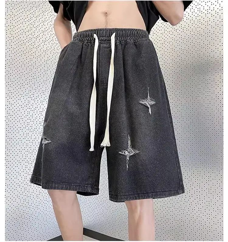 Japanese Brand Sports and casual distressed jeans Size US 32 / EU 48 - 3 Thumbnail