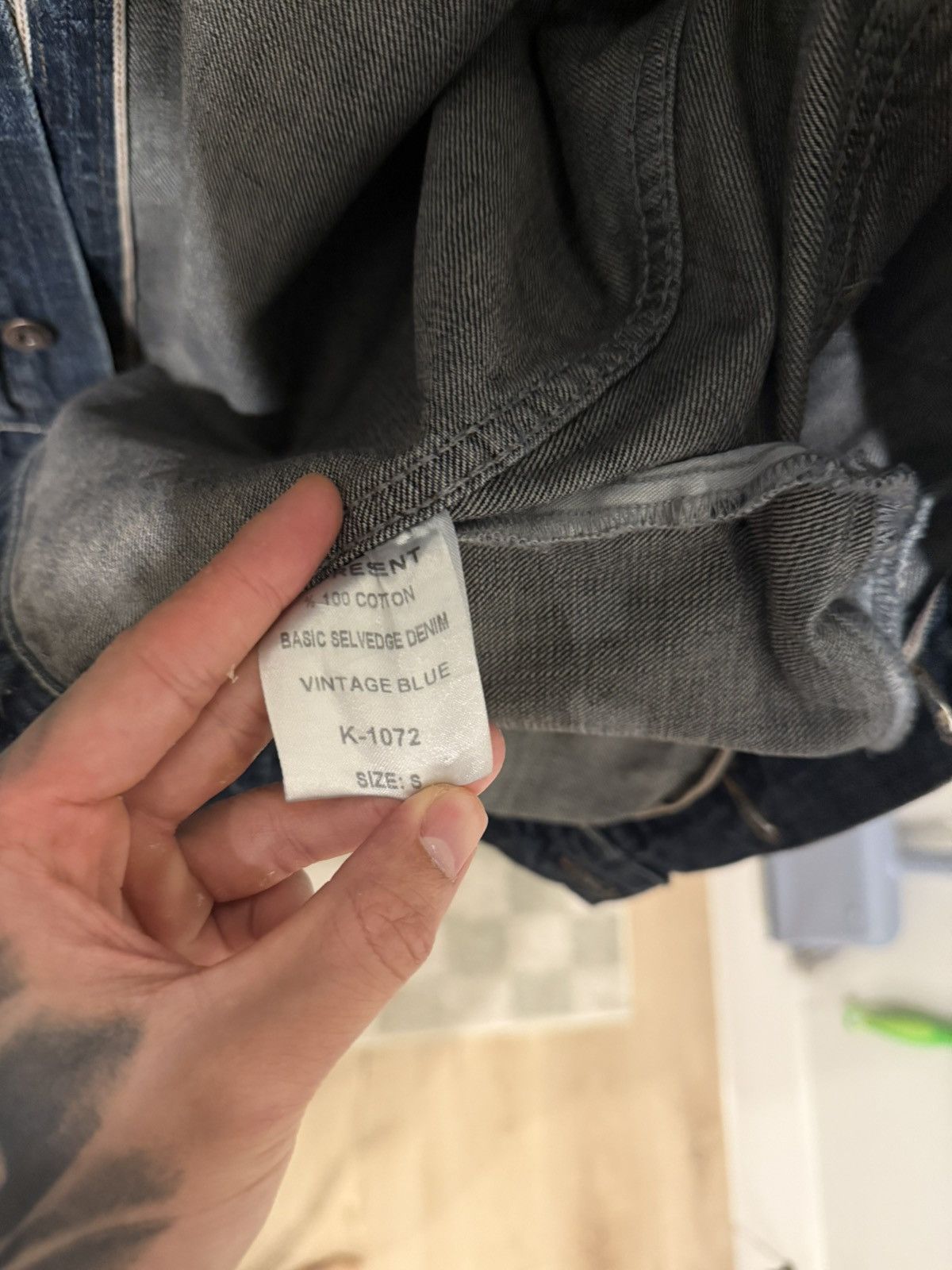 Represent Clo. Represent Clo Blue Oversized Denim Jacket Size Small Size US S / EU 44-46 / 1 - 4 Thumbnail