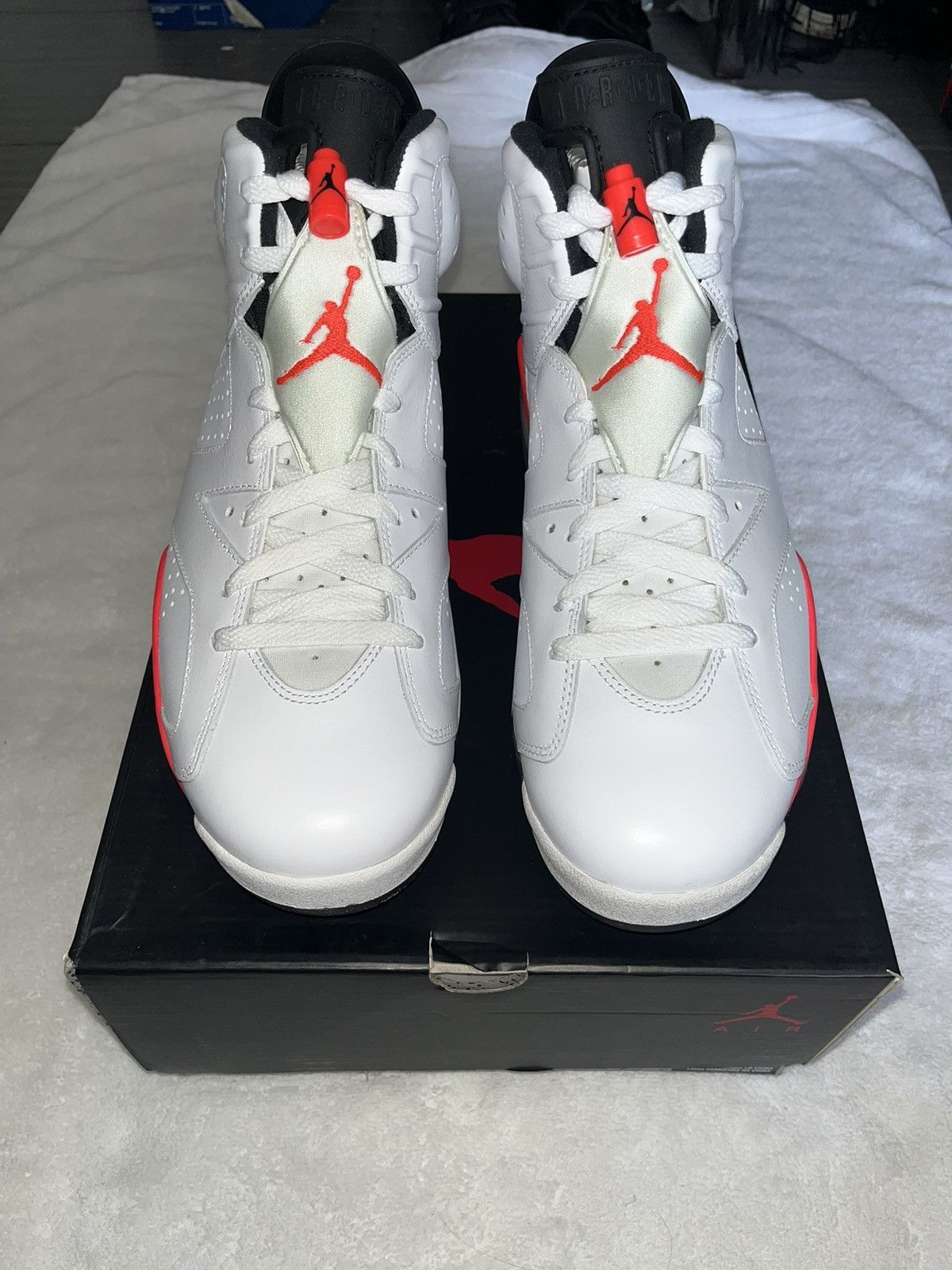 Jordan Brand Jordan 6 Retro Infrared white 2014 Size US 10 / EU 43 - 1 Thumbnail