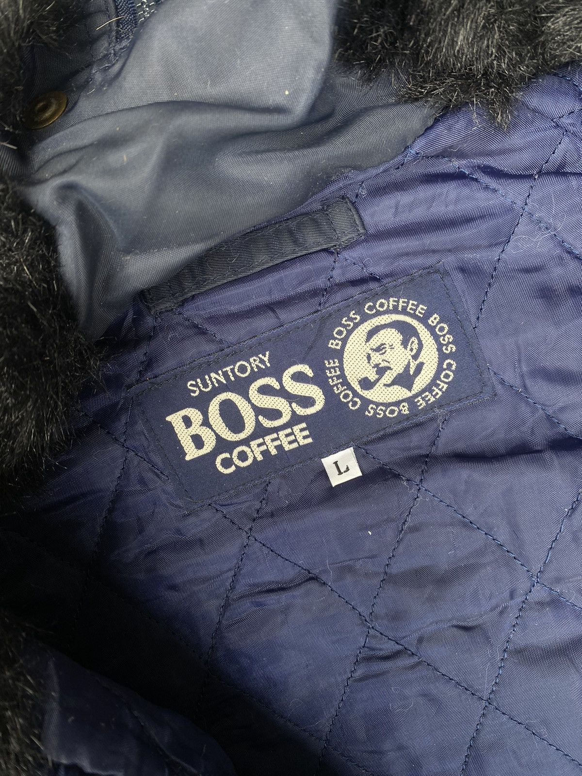 Japanese Brand Vintage N-2B Suntory Coffee Boos Bomber Jacket Size US L / EU 52-54 / 3 - 10 Thumbnail