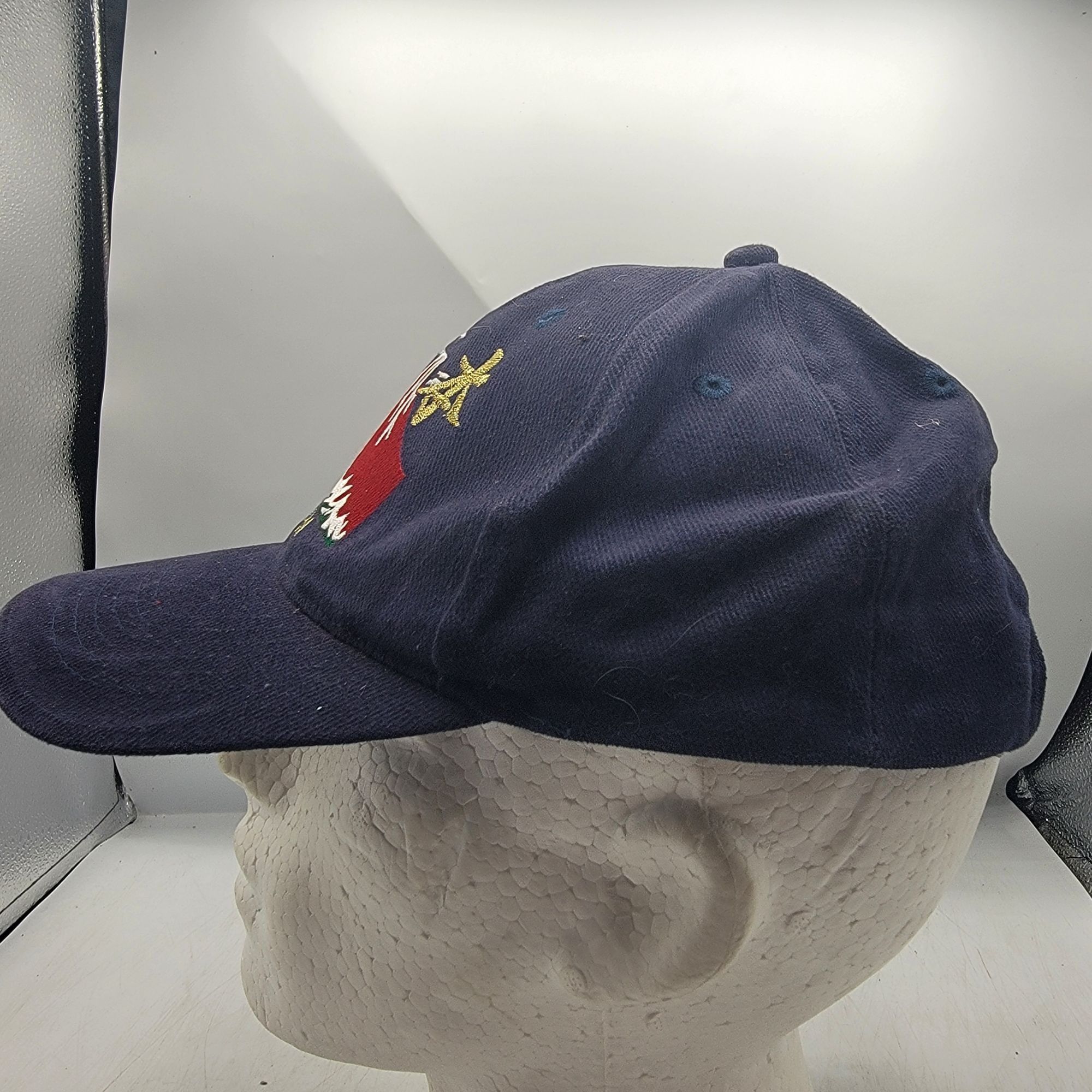 Other Japan Embroidered Navy Baseball Cap With Mount Fuji Design T Size ONE SIZE - 2 Thumbnail