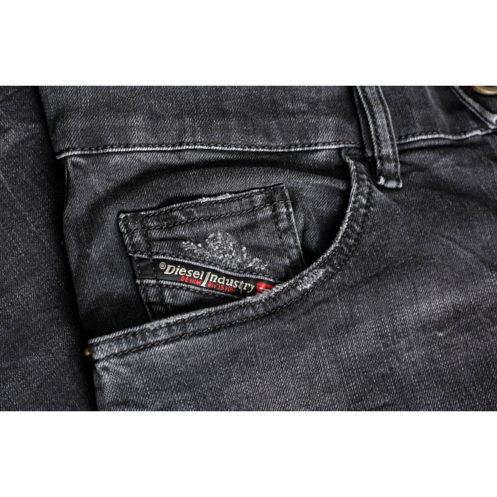 Diesel DIESEL D-EETAR 069DV Jeans Men W31 L34 Stretch Tapered Distressed Grey 5-Pocket Denim Slim Regular Vintage No Size US 31 - 5 Thumbnail