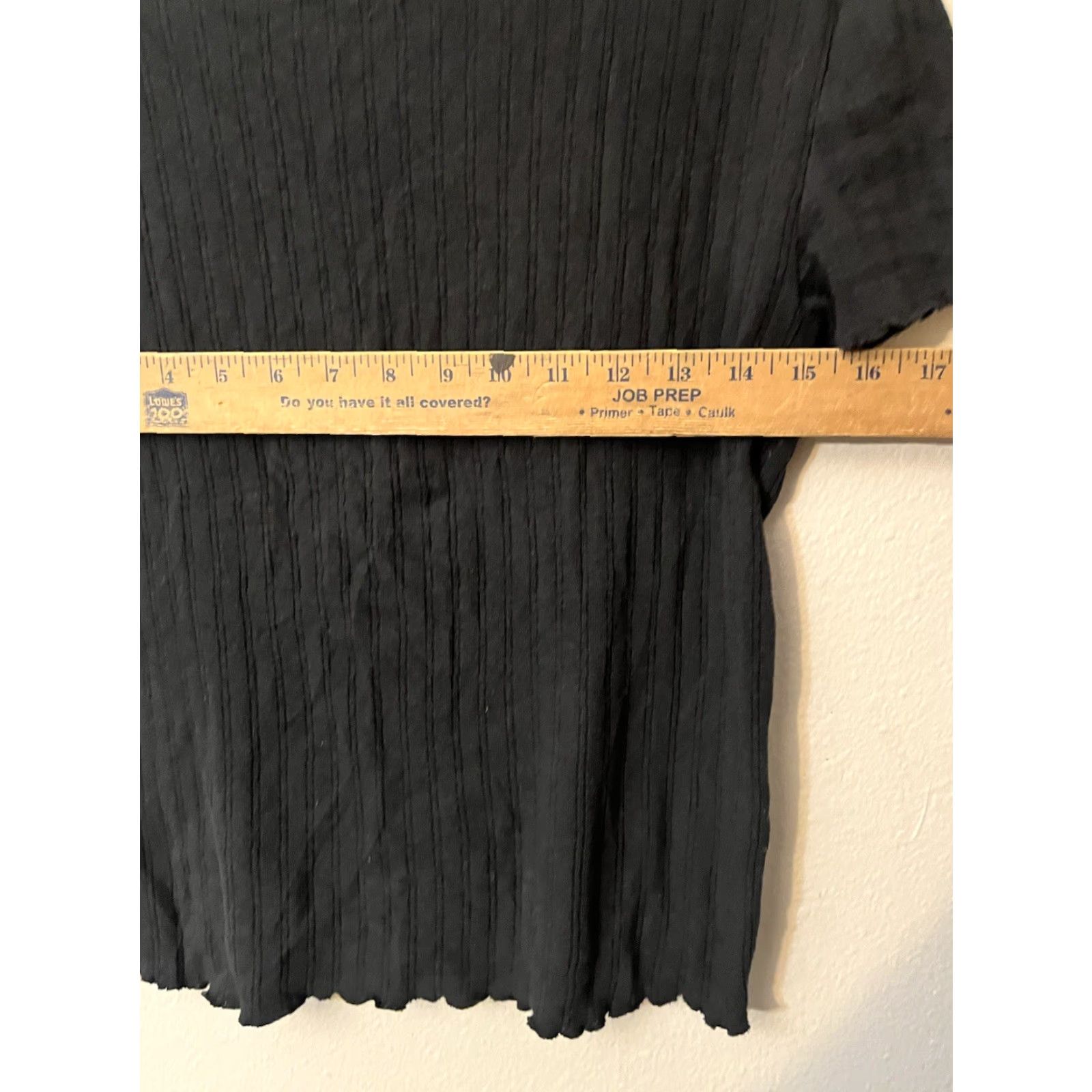 American Eagle Outfitters American Eagle Outfitters Henley T-Shirt Women's Medium Black Size M / US 6-8 / IT 42-44 - 6 Thumbnail