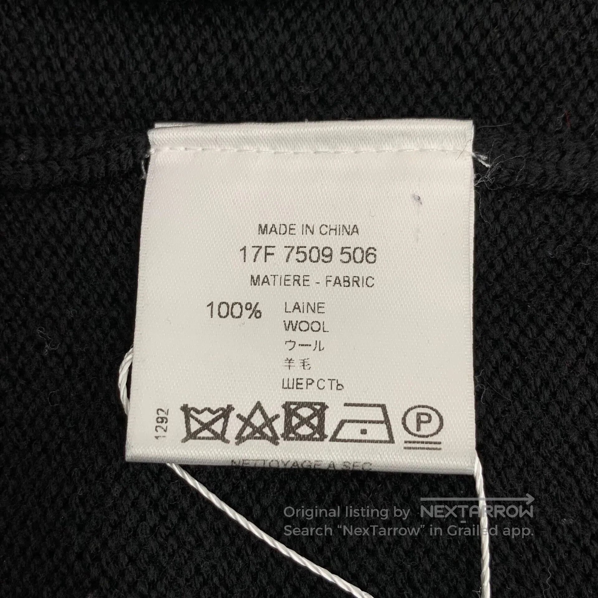 Giorgio Armani Giorgio Armani Black Logo Letter Embroidered Cotton Round Size US S / EU 44-46 / 1 - 7 Thumbnail