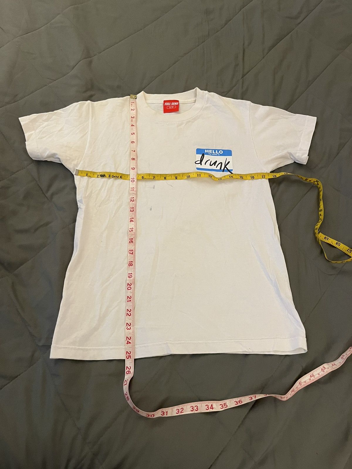 Full Send Full send hello I’m drunk shirt Size US S / EU 44-46 / 1 - 6 Thumbnail