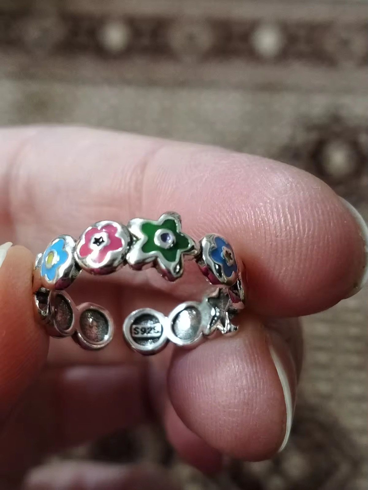 Jewelry × Vintage Flolwer Adjustable Ring Size ONE SIZE - 5 Thumbnail