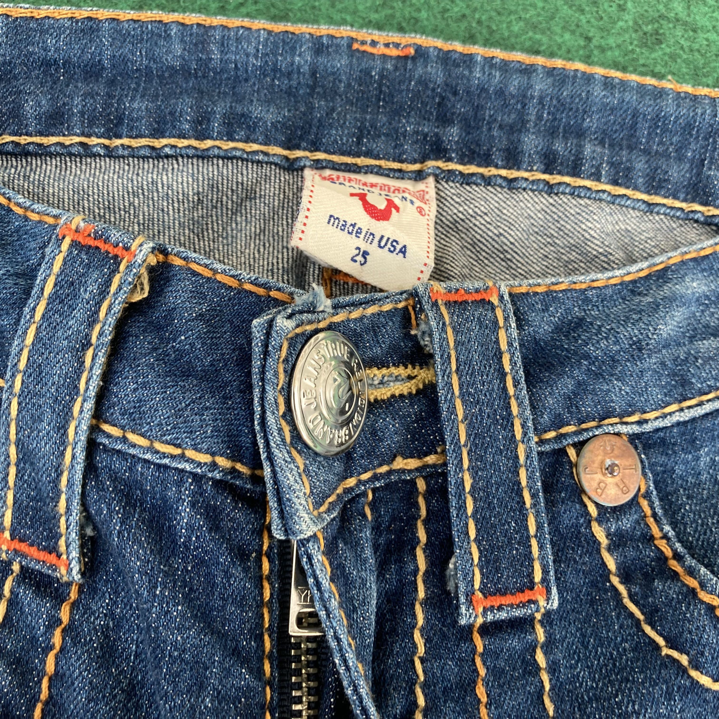 True Religion × Vintage Vtg True Religion Denim Jeans Women Sz 25 Pant Size 25" / US 0 / IT 36 - 5 Thumbnail
