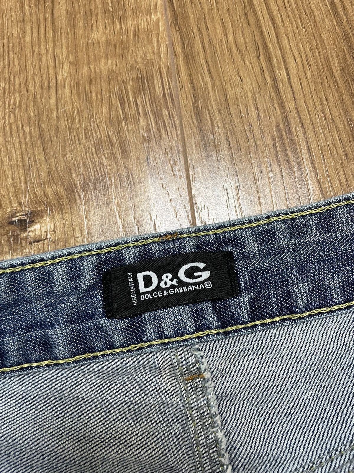 Dolce & Gabbana × Vintage Vintage Dolce&Gabbana Y2K Style Blue Stonewashed Denim Jeans Size US 29 - 15 Thumbnail