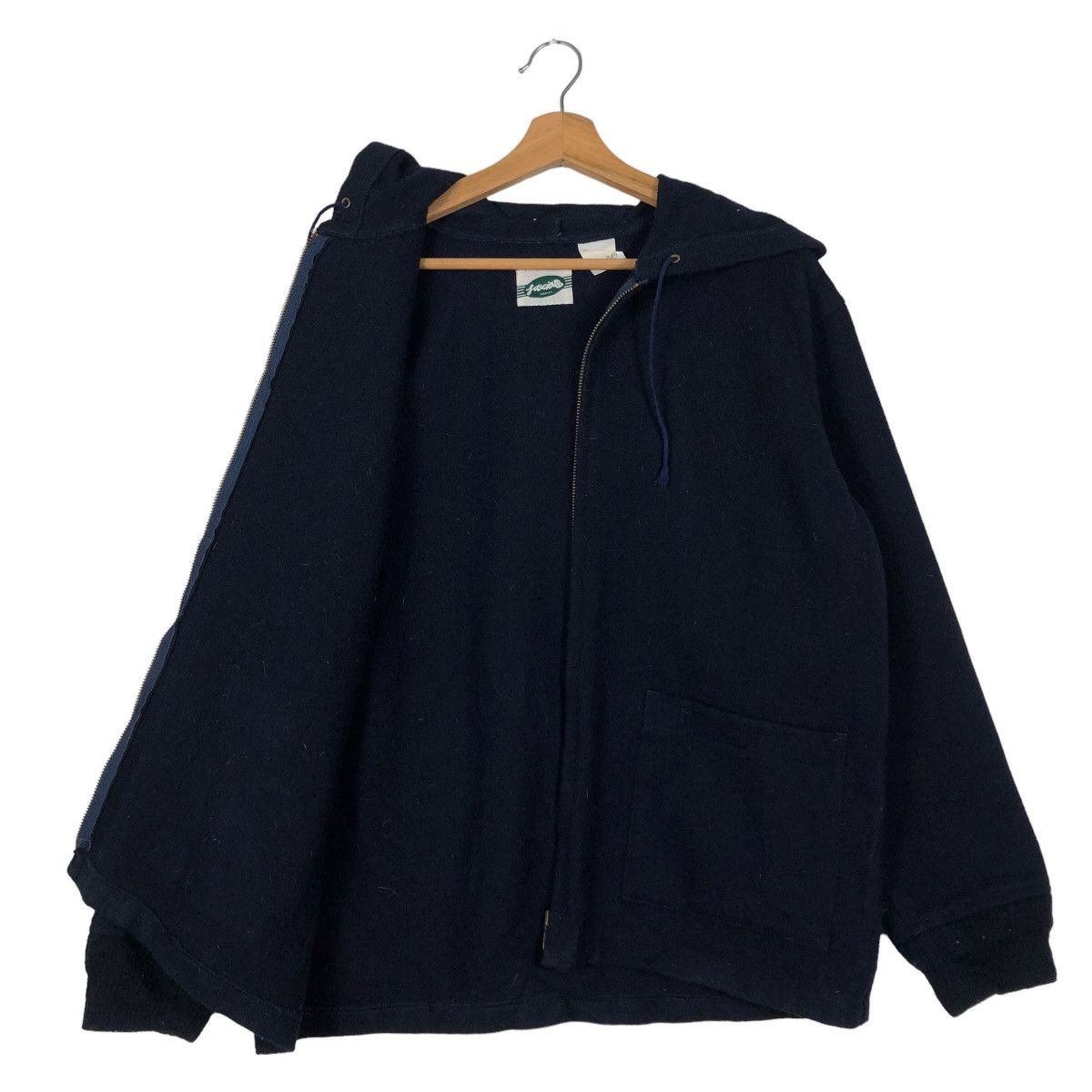 Blue Blue Japan 🔥90’s Wool Jacket Hoodie Jusciaus Inspire Blue Blue Japan Size US M / EU 48-50 / 2 - 9 Thumbnail