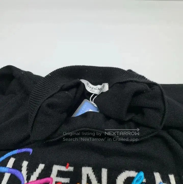 Givenchy Givenchy Men's Logo Wool Long-Sleeve Sweater. Size US M / EU 48-50 / 2 - 7 Thumbnail