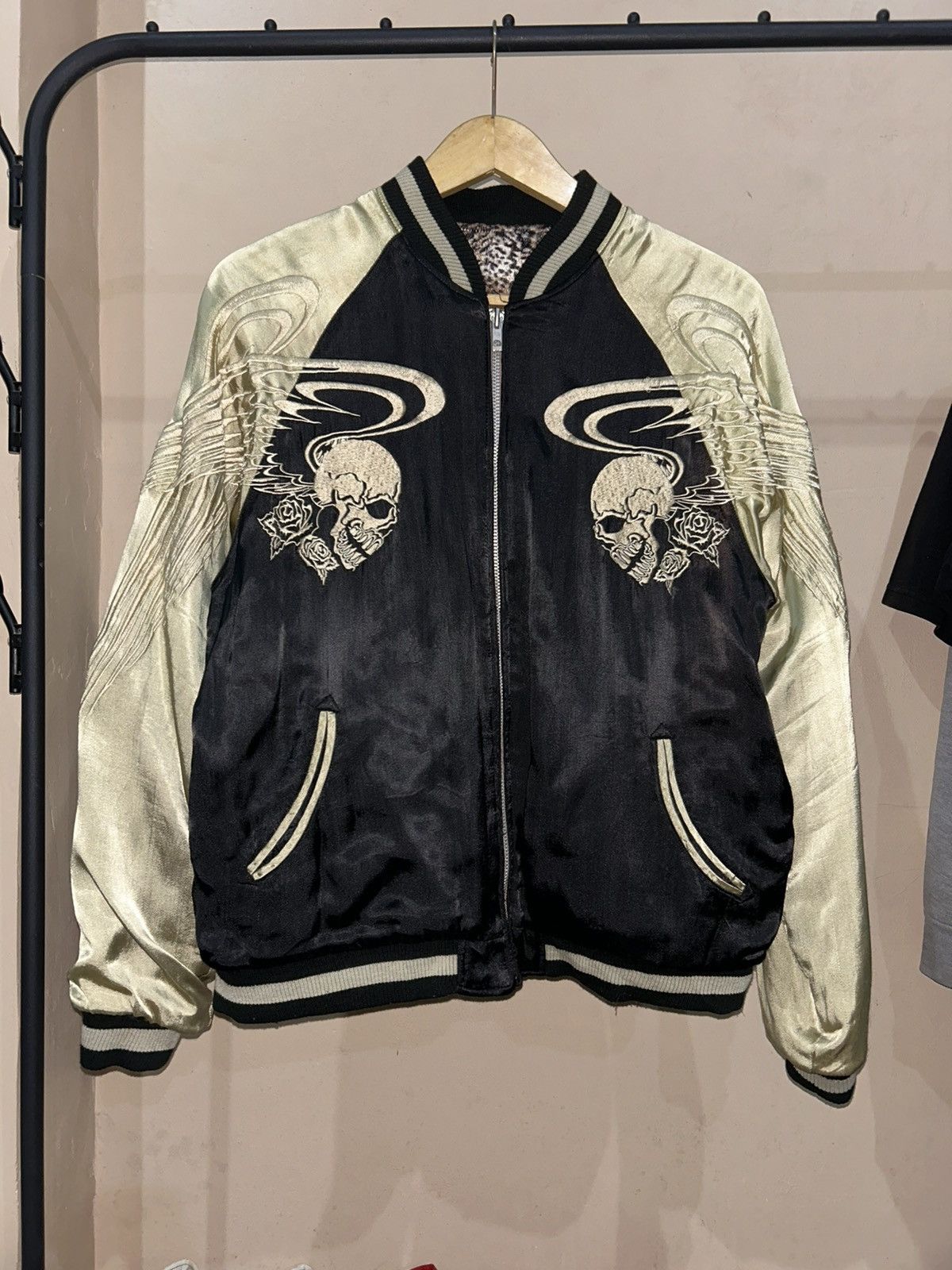 Tailor Toyo SATORI Sukajan Souvenir Jacket Reversible Size US M / EU 48-50 / 2 - 2 Thumbnail