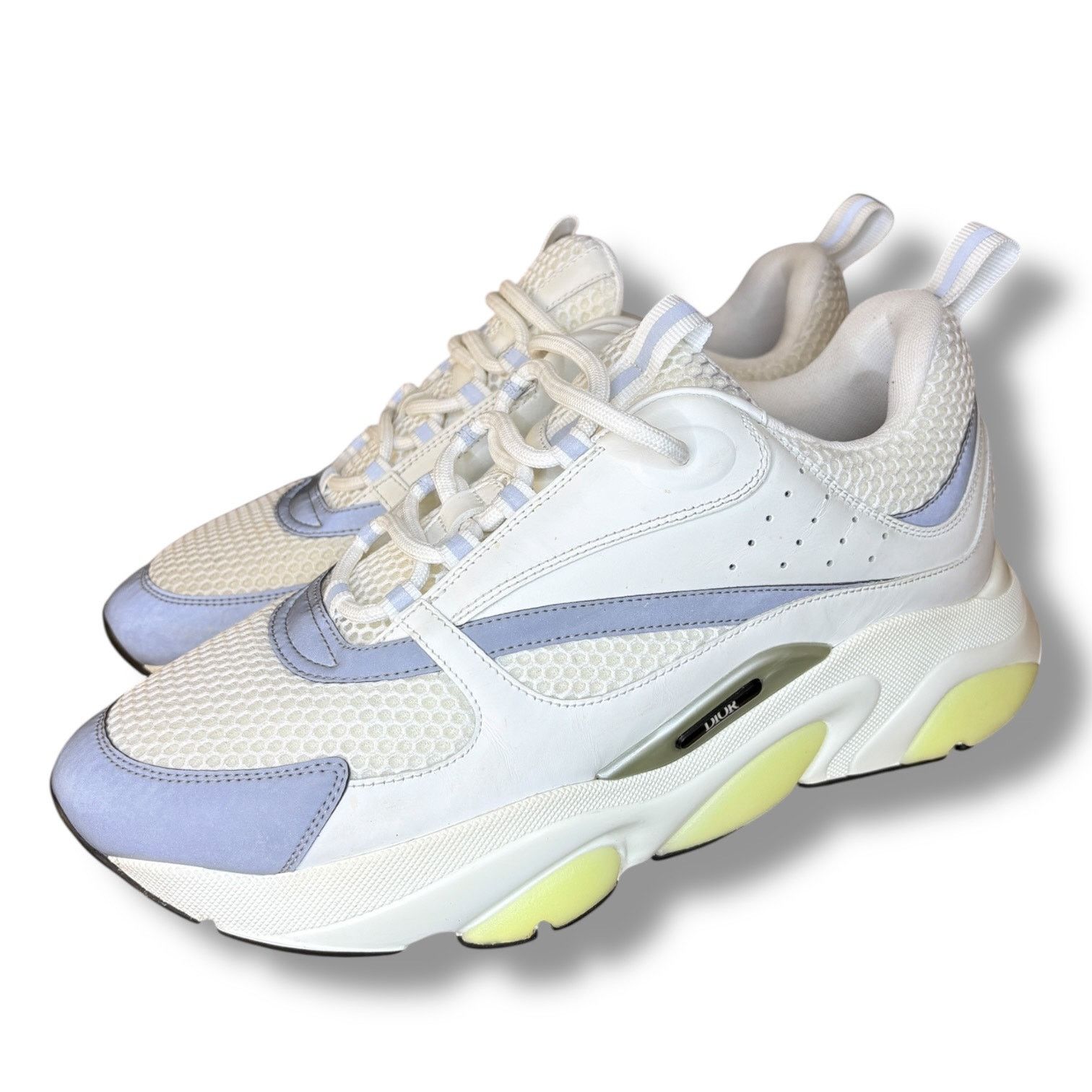 Dior Dior B22 Reflective Low Top White Sneakers | Size 44 (11US) Size US 11 / EU 44 - 4 Thumbnail