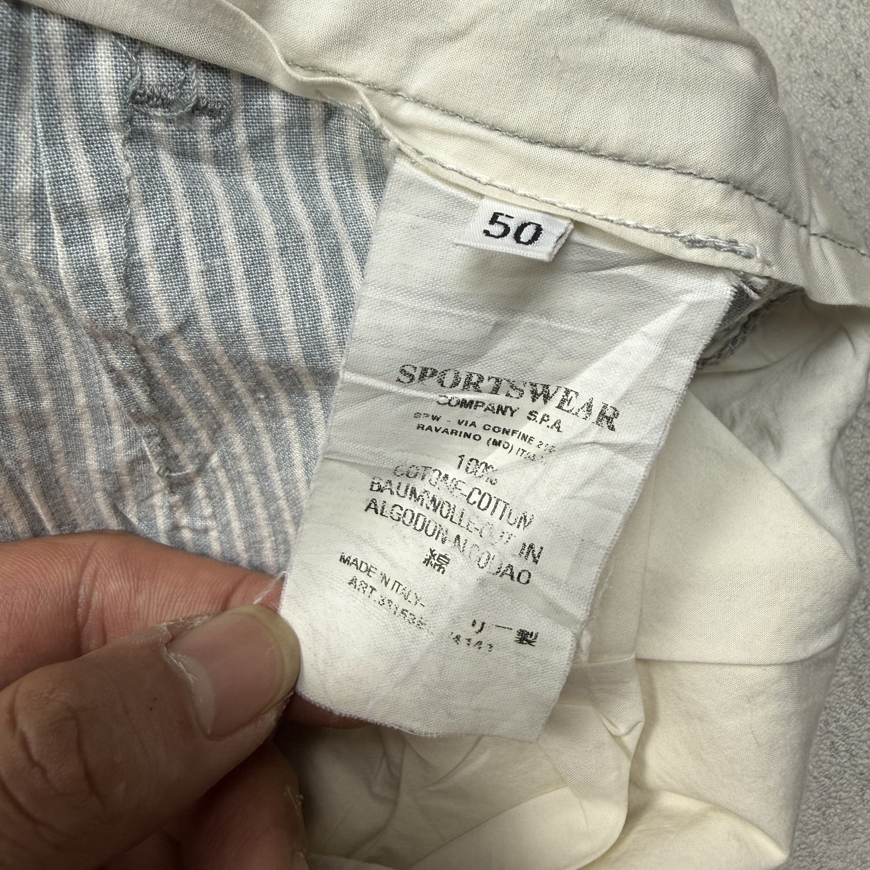 Stone Island Stone Island Compact Stripe Pants Size US 32 / EU 48 - 10 Thumbnail