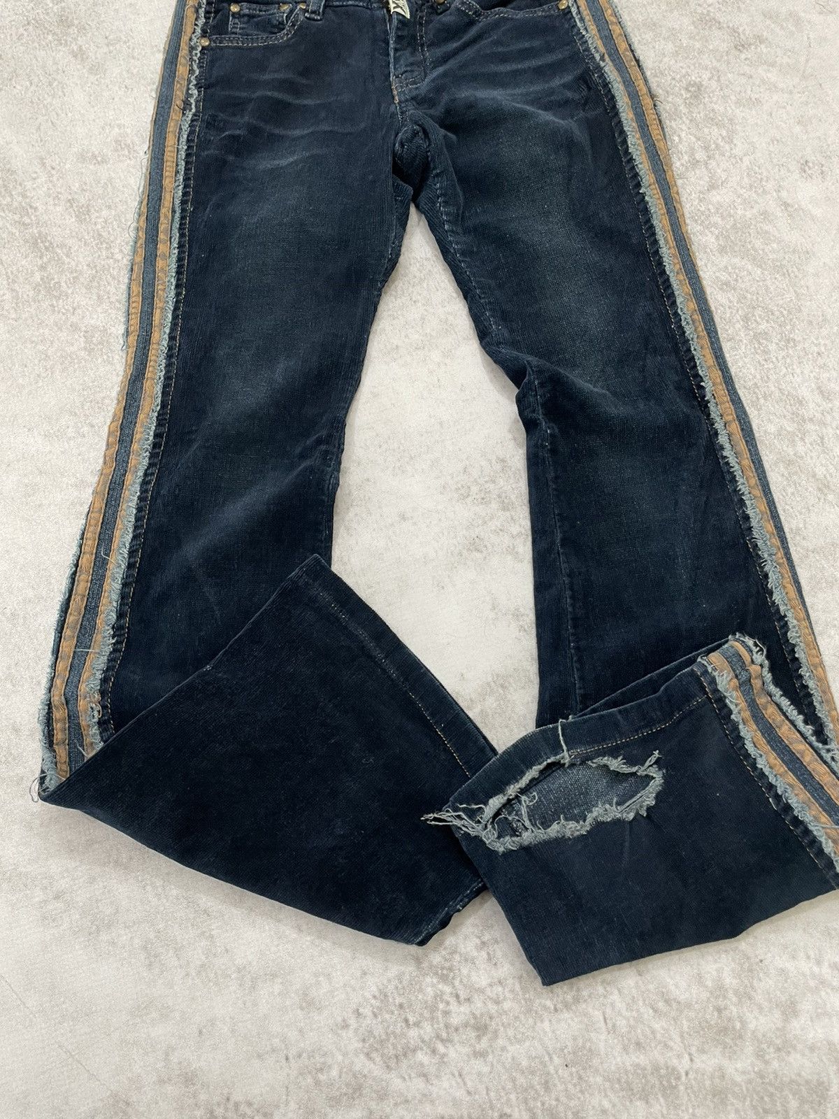 Hysteric Glamour × If Six Was Nine × Le Grande Bleu (L.G.B.) 2000s BNX japan Super Flared corduroy pants Size US 26 / EU 42 - 3 Thumbnail