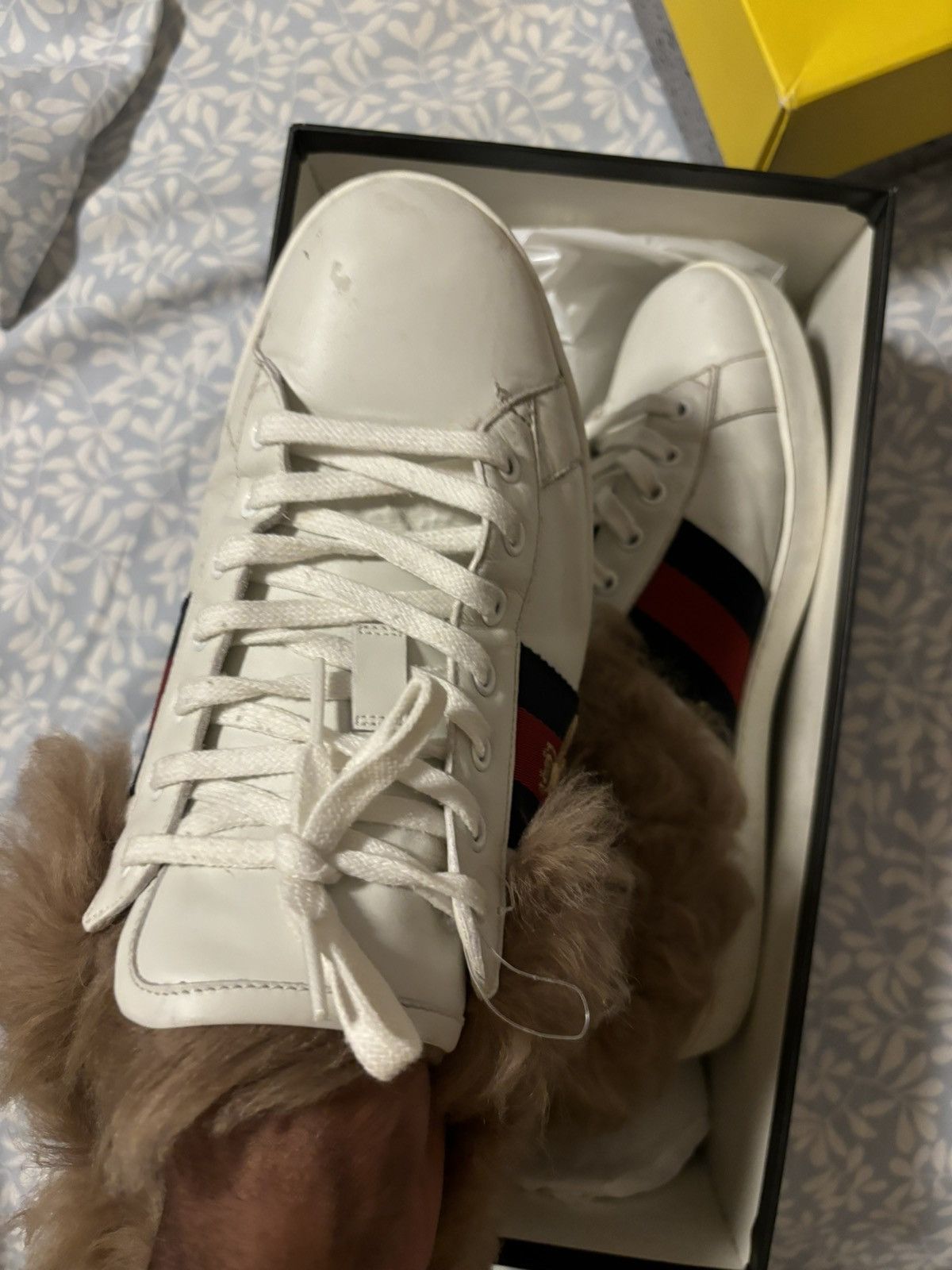 Gucci Fur aces Size US 11 / EU 44 - 7 Thumbnail