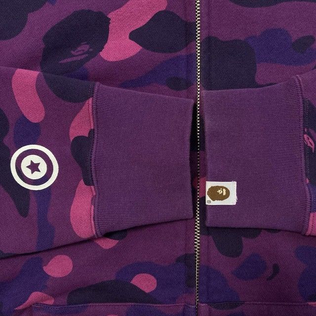 Bape BAPE Tiger Full Zip Hoodie Purple Camo a bathing ape Size US XL / EU 56 / 4 - 6 Thumbnail