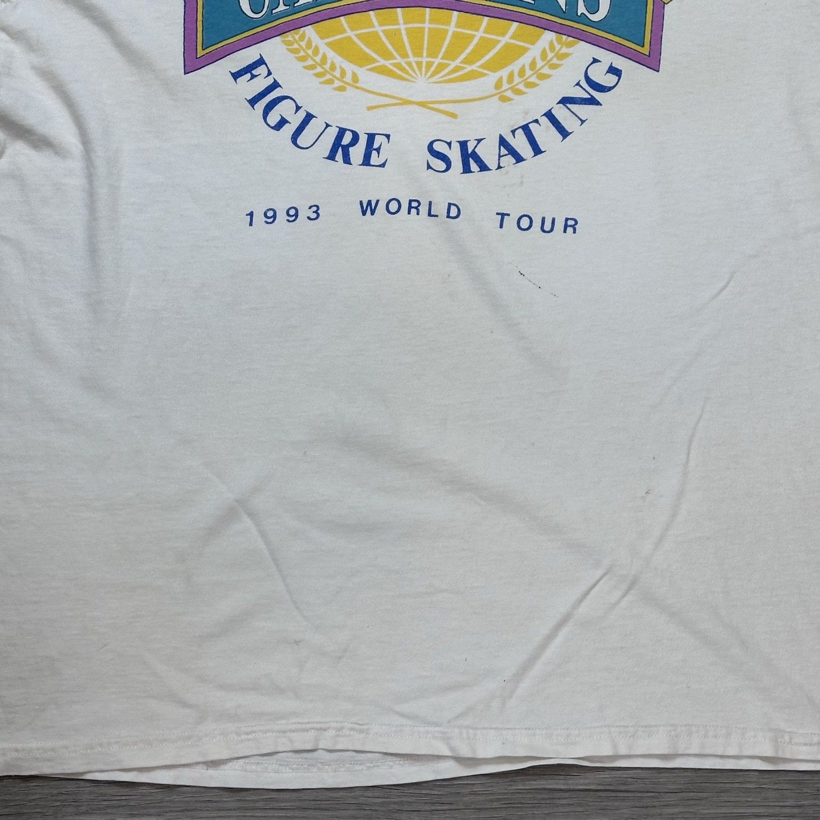 Hanes Vintage Figure Skating 1993 World Cup Long Sleeve T-Shirt Size US XL / EU 56 / 4 - 3 Thumbnail