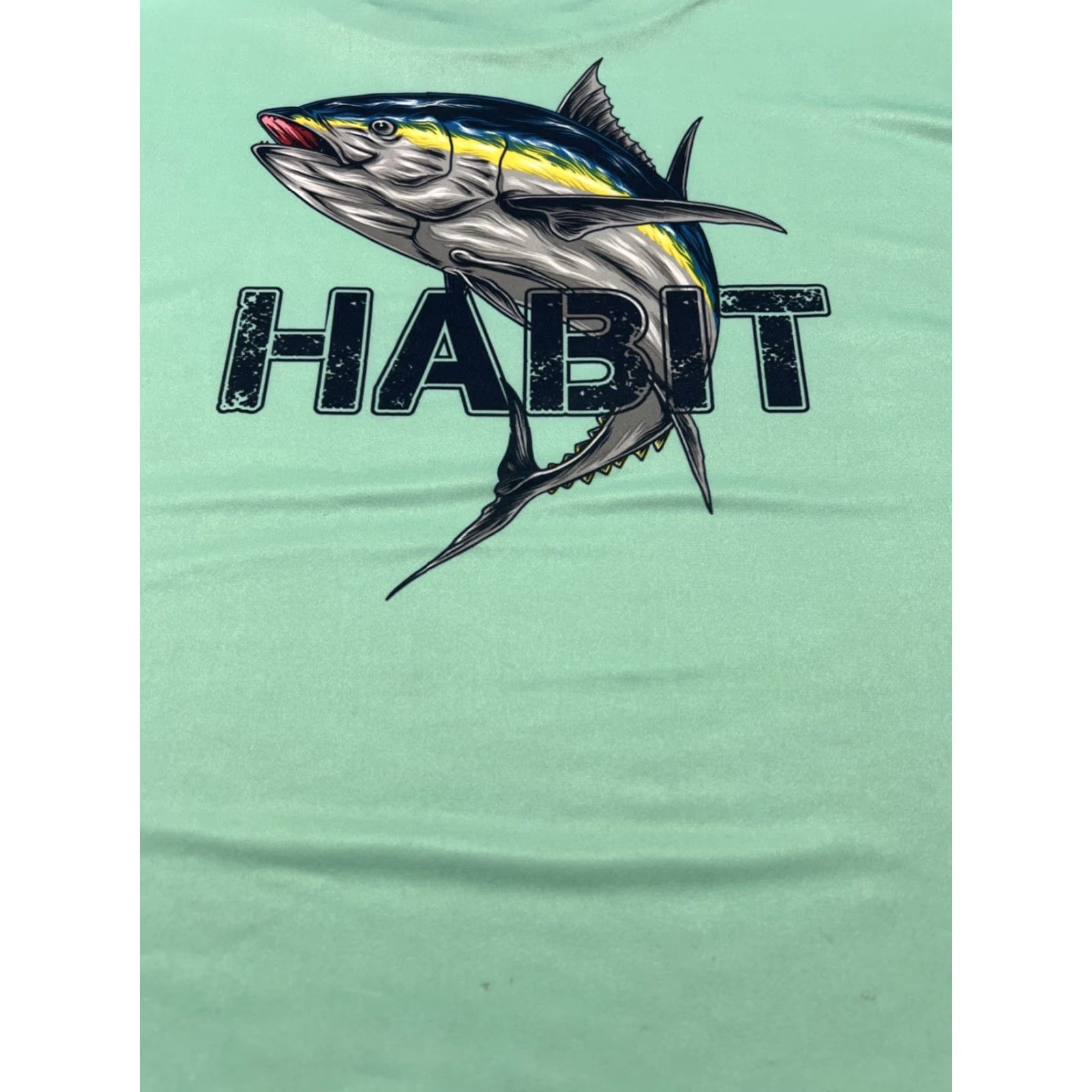 Habitat Habit Men's Tee Broadside Basin Graphic UPF 40+ M Green Performance Tee Shirts Men Habit Broadside Basin Graphic Tee Size US 31 - 7 Thumbnail
