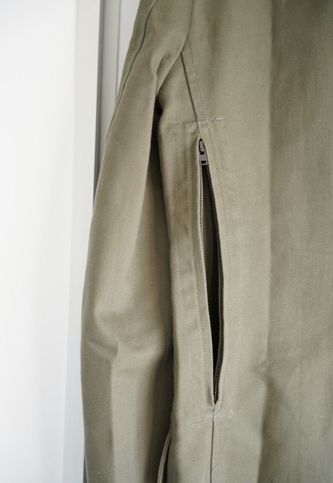 Yohji Yamamoto Yohji Yamamoto 16ss Olive Green Back Zip Suit 2412-Nextarrow Size 46S - 3 Thumbnail