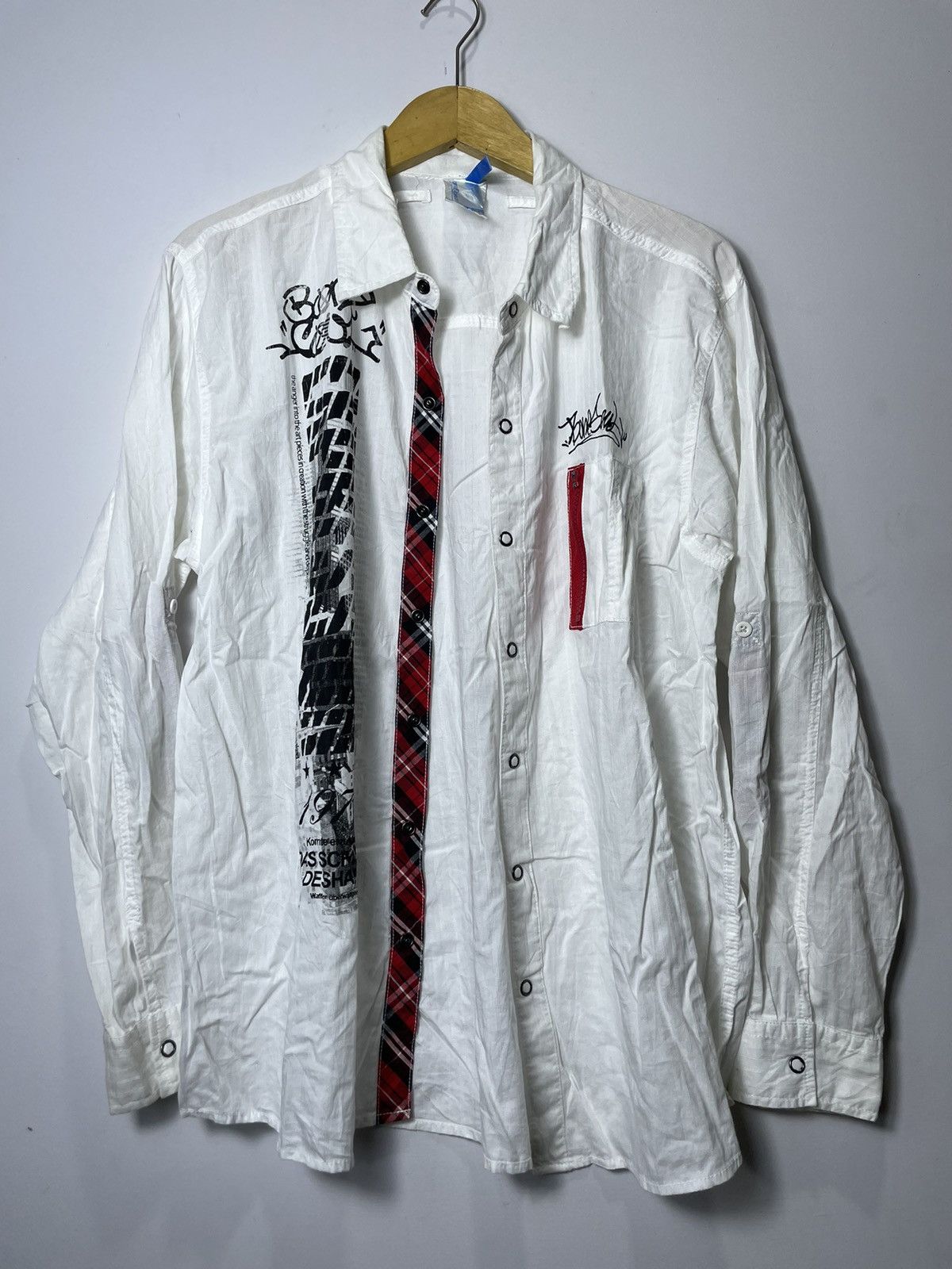 Japanese Brand Japanese B-one-soul shirt punk style Size US L / EU 52-54 / 3 - 5 Thumbnail