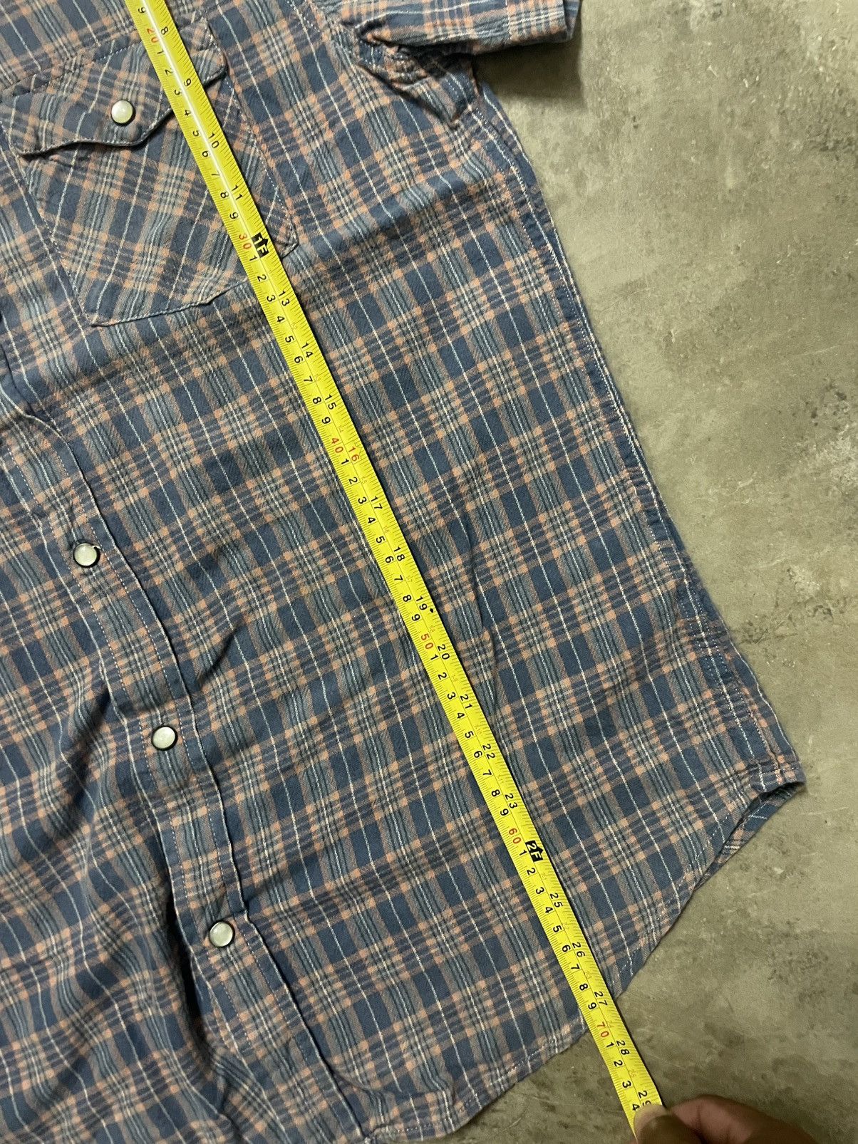 Denim & Supply Ralph Lauren Denim Ralph Lauren Flannel Tshirt with Pearl Button Size US M / EU 48-50 / 2 - 8 Thumbnail