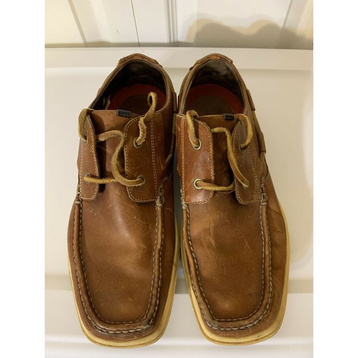 Nautica NAUTICA boat Shoes, Brown Leather Sz 10.5 US / 44 EUR | Grailed