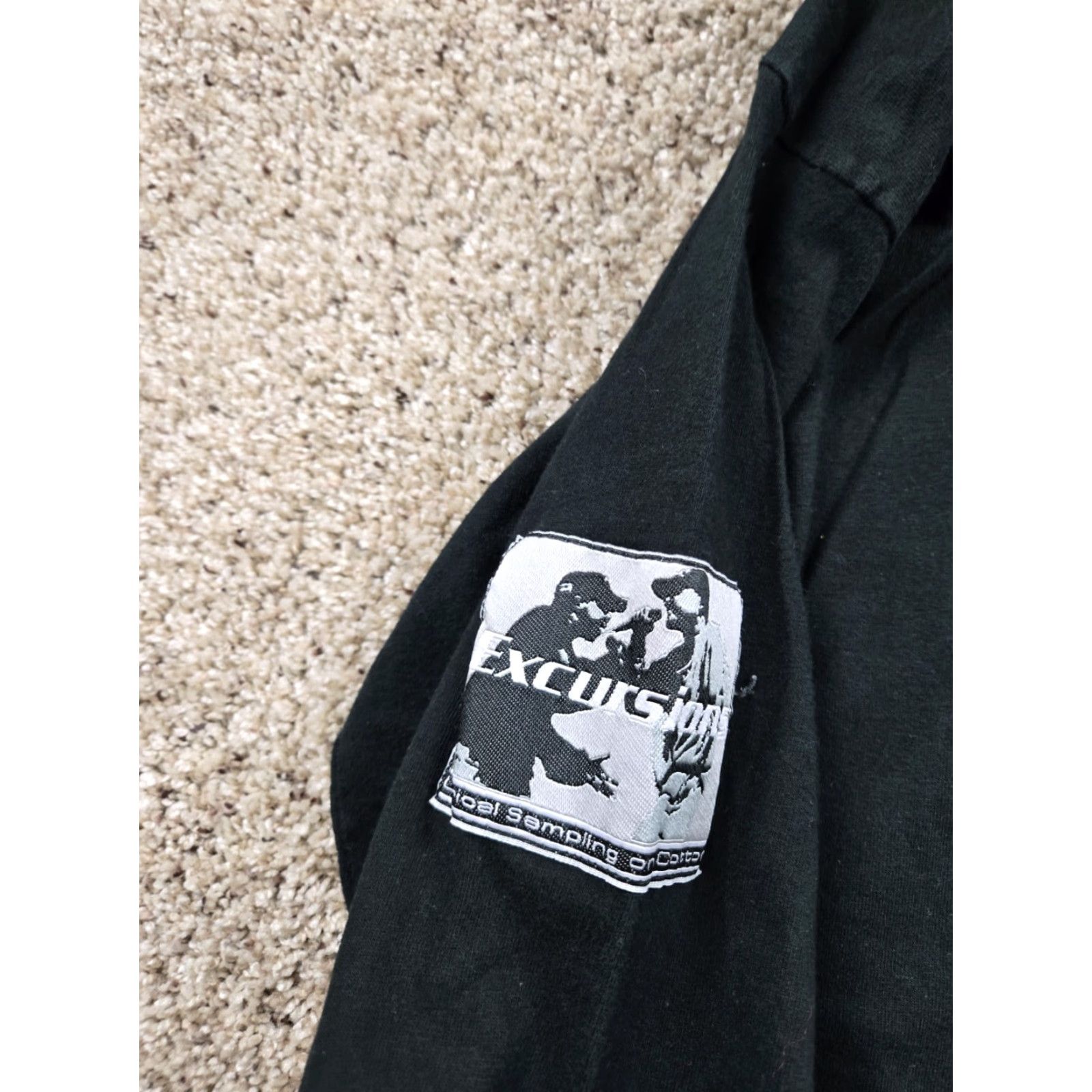 Vintage VINTAGE The Excursions Gang Starr Lil Dap Excursions T Shirt 2XL Mens Black Hip Hop 90s Y2K Size US XXL / EU 58 / 5 - 4 Thumbnail