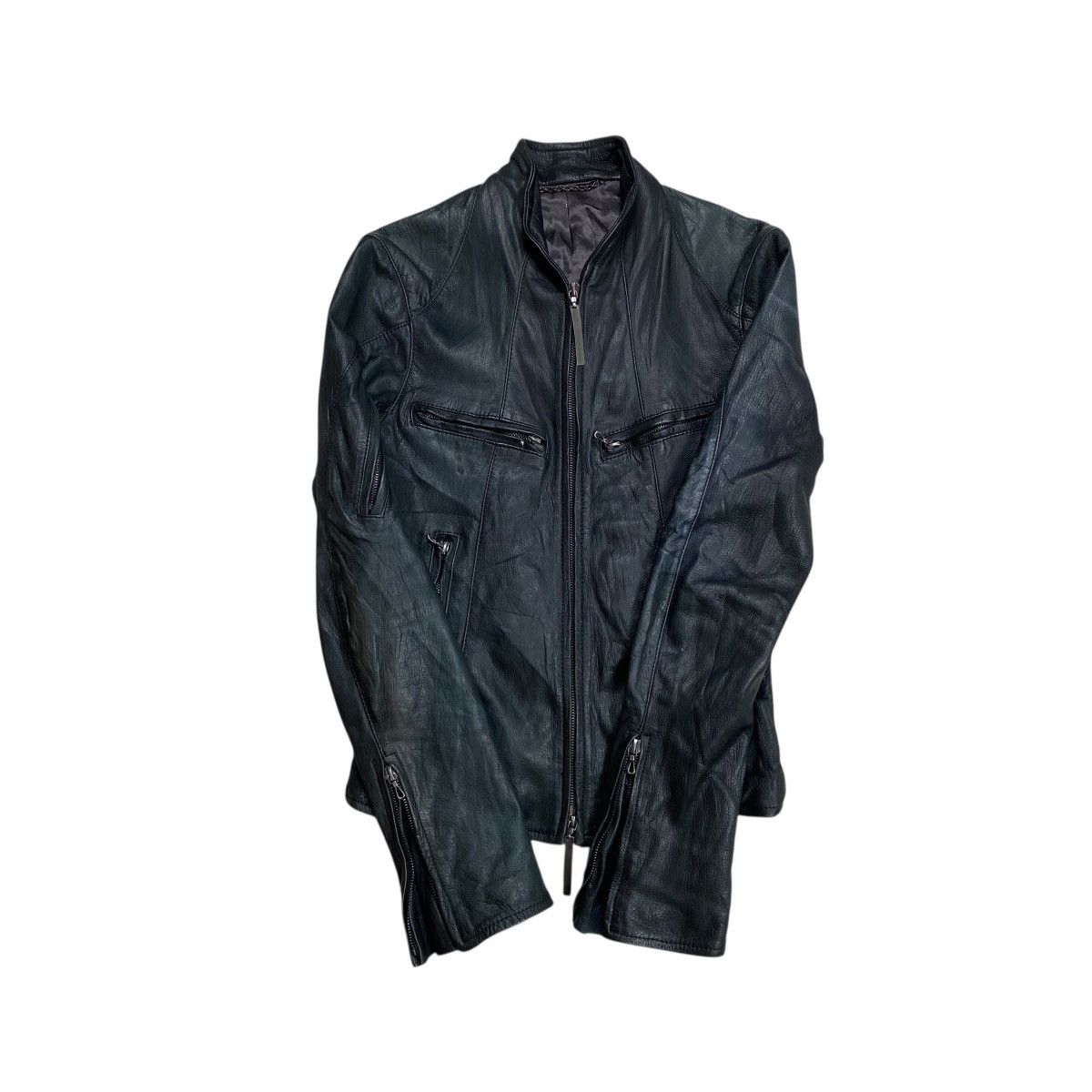 The Viridi-anne The Viridi-Anne Cyber Rider Wrinkle Leather Jacket Size US S / EU 44-46 / 1 - 7 Thumbnail