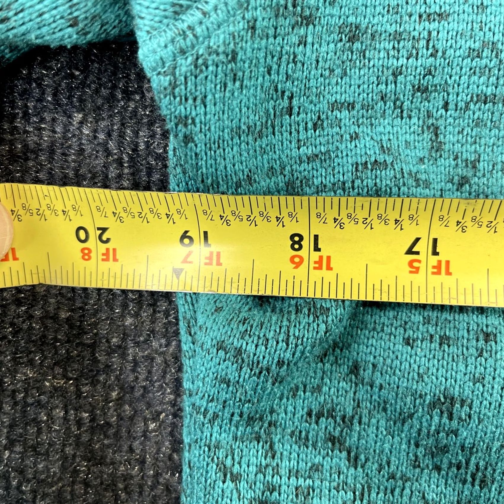 Vintage Ideology Sweatshirt Womens M Green Cowl Neck Fleece Heathered Pullover Size M / US 6-8 / IT 42-44 - 4 Thumbnail