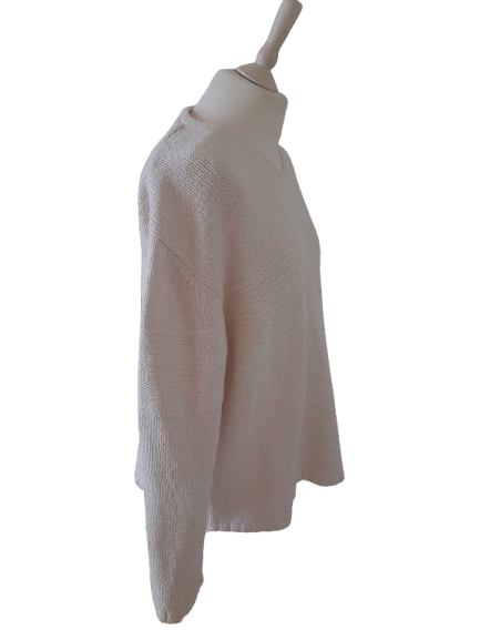 Valentino White Wool Knit Valentino Sweater Size L / US 10 / IT 46 - 7 Thumbnail