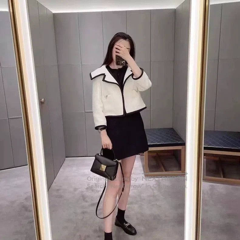Valentino Valentino Color-blocked lapel jacket jacket Size XS / US 0-2 / IT 36-38 - 7 Thumbnail