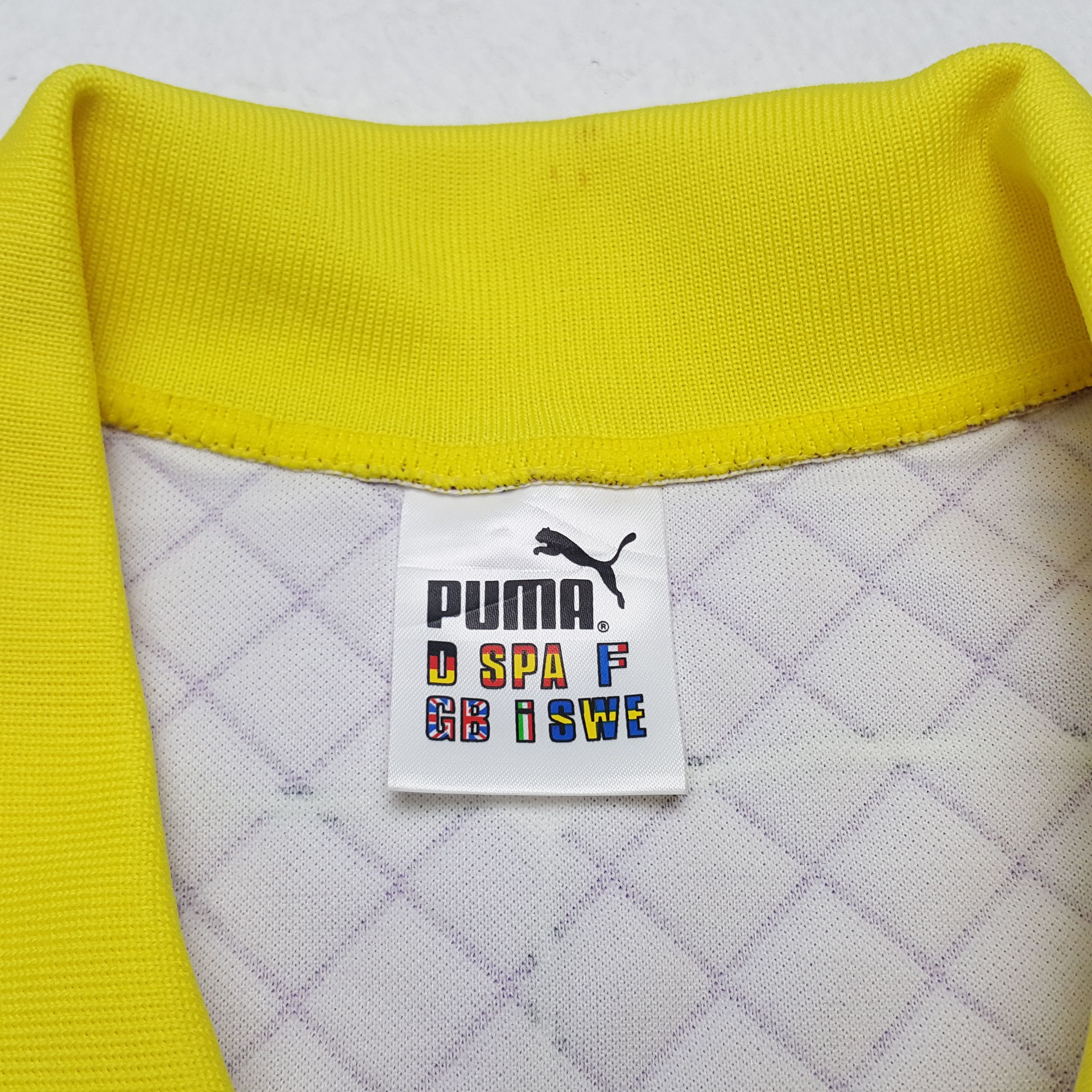 Puma × Vintage Vintage Puma Fullprint Sport Collared Sweatshirt Size US L / EU 52-54 / 3 - 8 Thumbnail